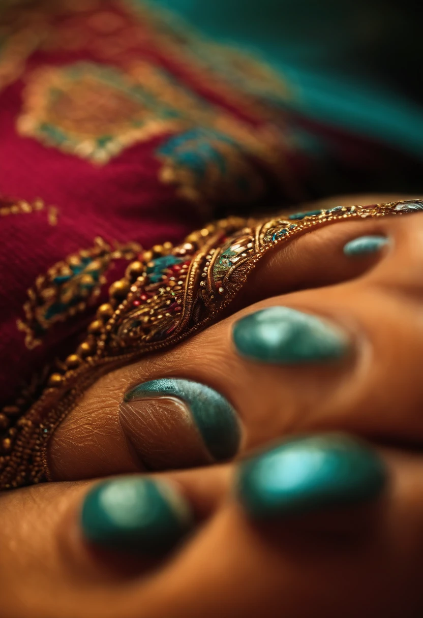 the sole of a women's foot Foot, sole, five toes