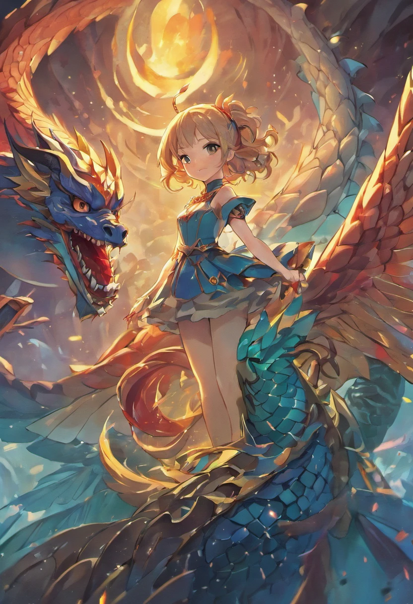 retrato da mulher, on top of a Dragon ::style cartoon, (((Front view))), Estilo Disney Pixar, Filme 3D, altamente detalhado, vivid colors (((corpo inteiro))) ::n_style realista, anime ::seed 040506