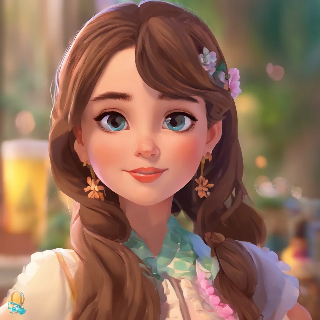 There's one with a ponytail,Menina com cabelo laranja, lovely digital painting, adorable digital art, arte digital detalhada bonito, pintura realista da menina bonito, personagem bonito dos desenhos animados, kawaii retrato realista, desenho animado bonito, Cara jovem e fofa, retrato bonito, desenhos animados bonito, arte de pintura digital dos desenhos animados, meninas kawaii bonito, personagem bonito, retrato bonito-fino-face, lovely expression,(head portrait,Retrato)
