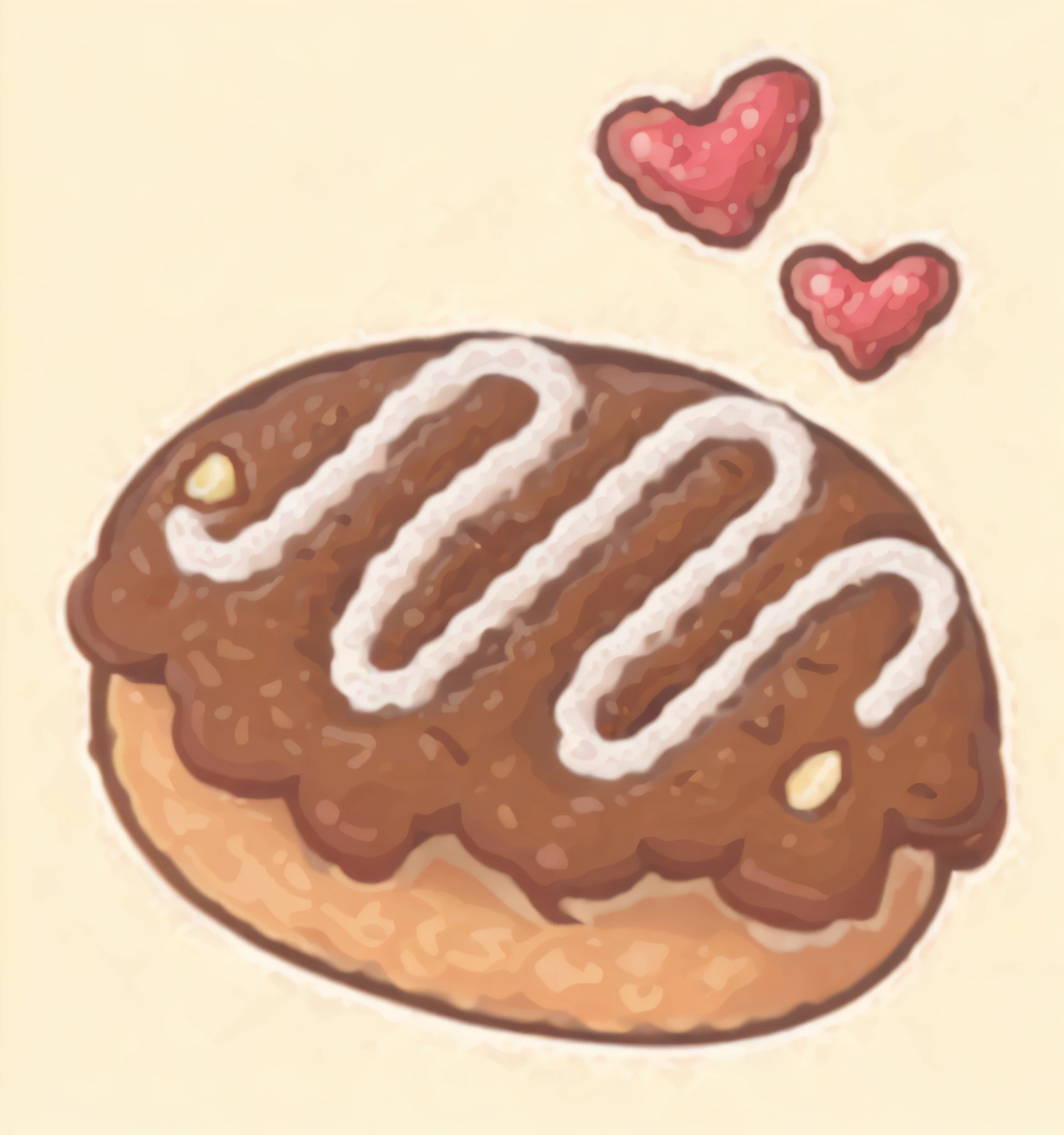 Close up of frosting and heart-shaped donut on yellow background, donut, 🐿🍸🍋, Powerful donuts, resin, 🥥 🍕 blend, eating a donut, blender donut, vanilla, ❤🔥🍄🌪, 🎀 🧟 🍓 🧚, 🪔 🎨;🌞🌄, oh oh oh,ys, spilled, caramel