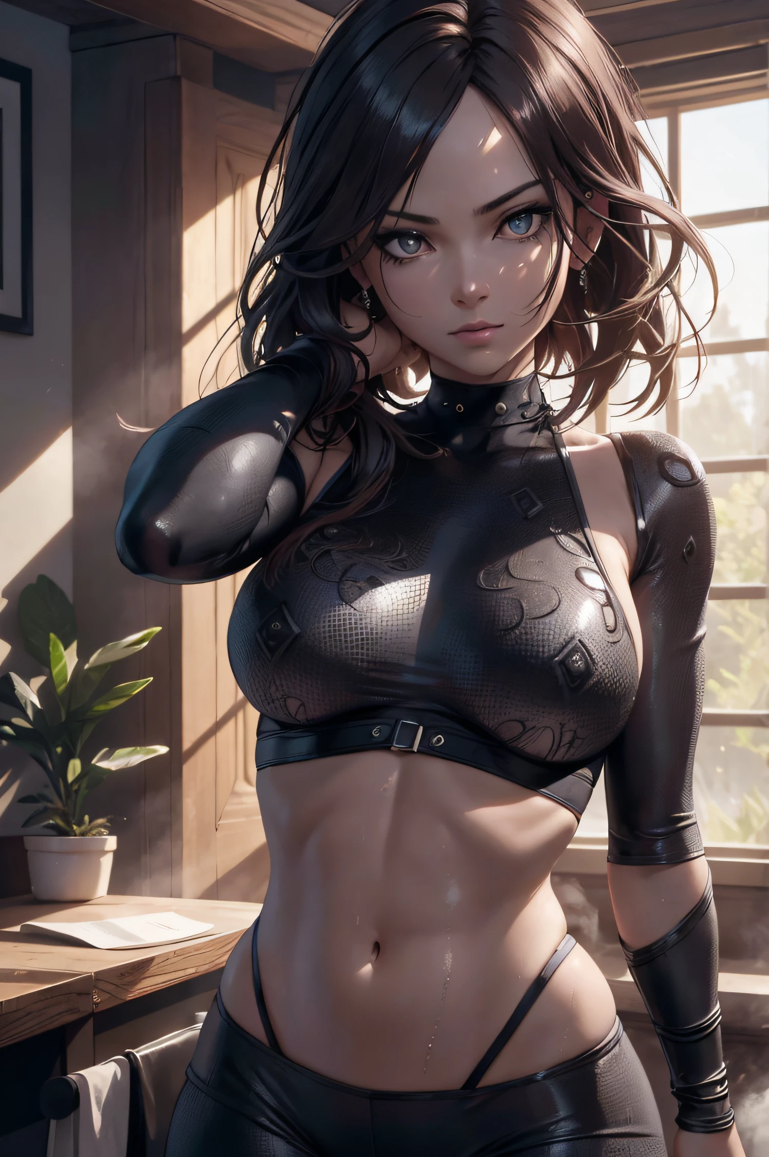 A naked woman, bathing, big breasts, dynamic pose, 3d, (8k), detailed texture,(hyperdetailed), (photo realistic), cinematic light, cinematic action, highly detailed, realistic, Isometric, full body, in frame, driven expression, dark theme, (extremely detailed eyes), detailed symmetric realistic face, extremely detailed natural texture, masterpiece, extremely detailed, amazing, fine detail, rich colors, hyper realistic lifelike texture, dramatic lighting, unreal engine, trending on art station, photo realistic, RAW photo, high quality, high res, sharp focus, extremely detailed, cinematic lighting, 8k, high definition, cinematic, neoprene, unreal engine 5, ultra sharp focus
