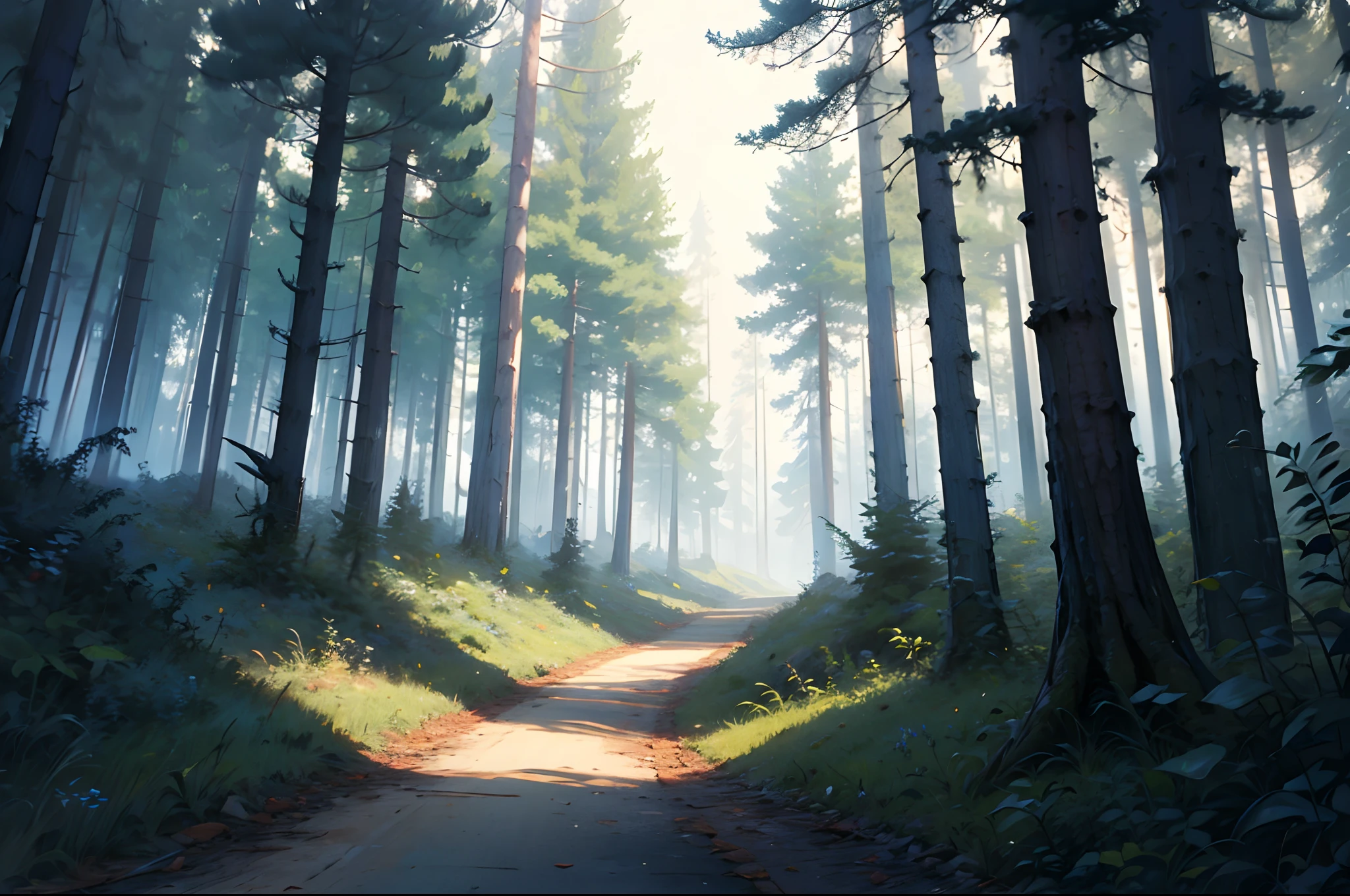 The theme of the forest,buliding