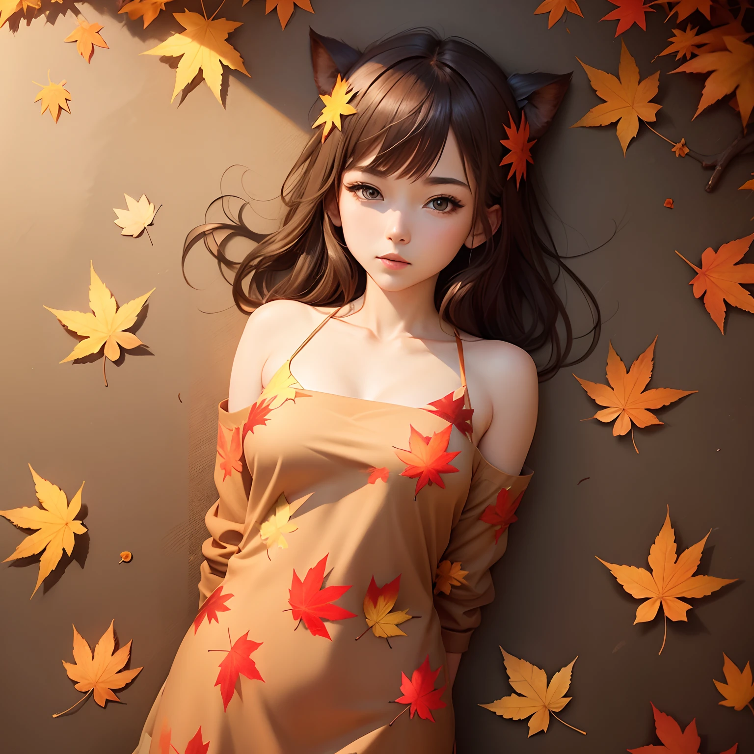 Maple leaves