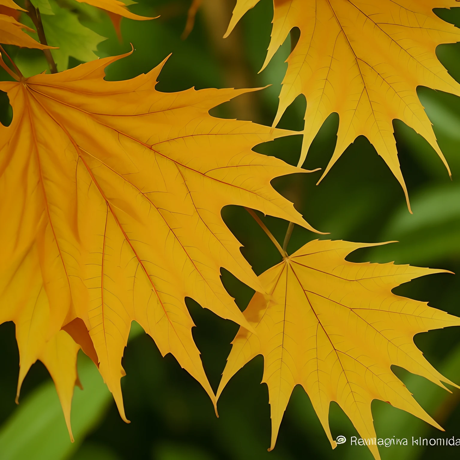 Maple leaves