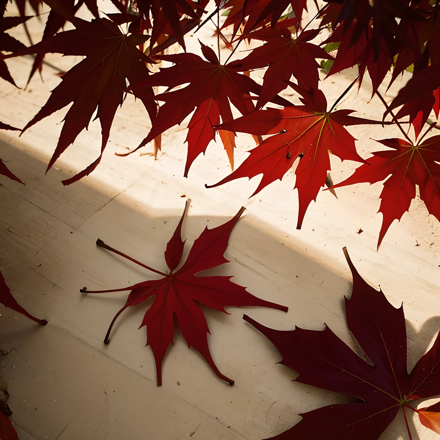 Maple leaves