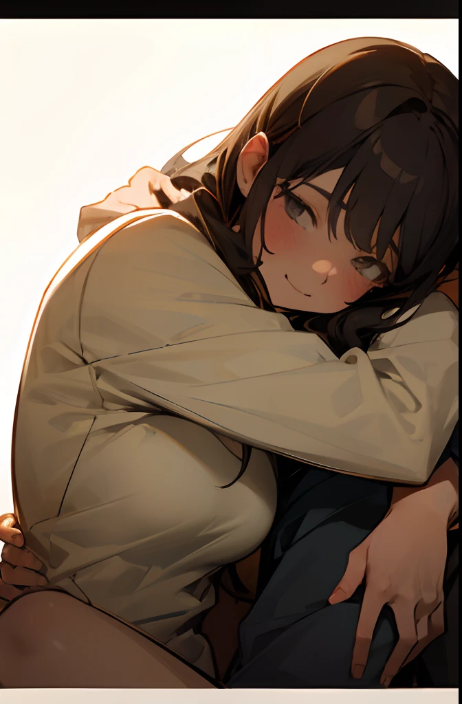 girl hugging guy lovely