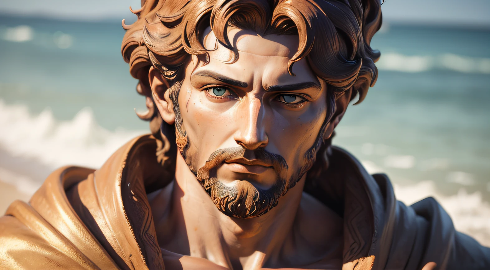 muscular nude man, detailed anatomy, beautiful red rose, photorealistic, hyper detailed, cinematic lighting, dramatic shadows, chiaroscuro, Renaissance style, glowing skin, realistic skin texture, highly detailed face, piercing eyes, intricate details, lush environment, moody atmosphere, natural lighting, vibrant colors