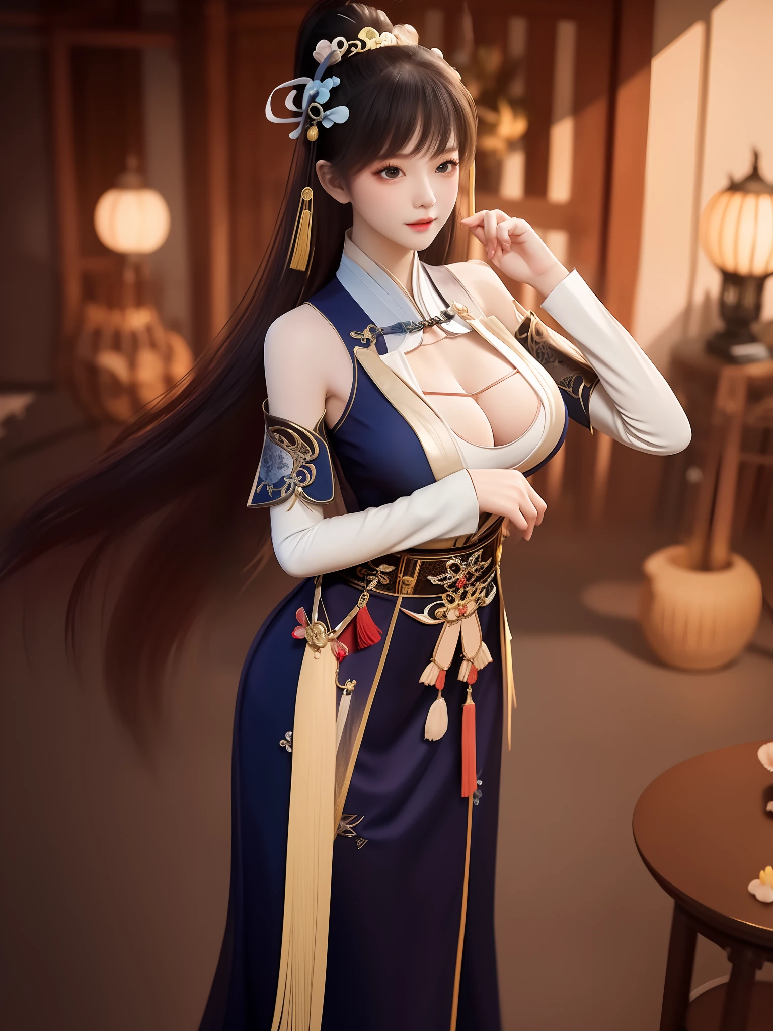 Master quality, highest quality, best picture quality, exaggerated details, goddess moonlight 9 year old asian little girl with a shy expression,a close up , teen girl with super nice boobs(long hair / very, very exaggerated and tight, round ) , posing in front of the camera, having , wet , wet hanfu open v clothes, full body xianxia, thin silk fabric wet body, thin silk fabric lace petticoat, she