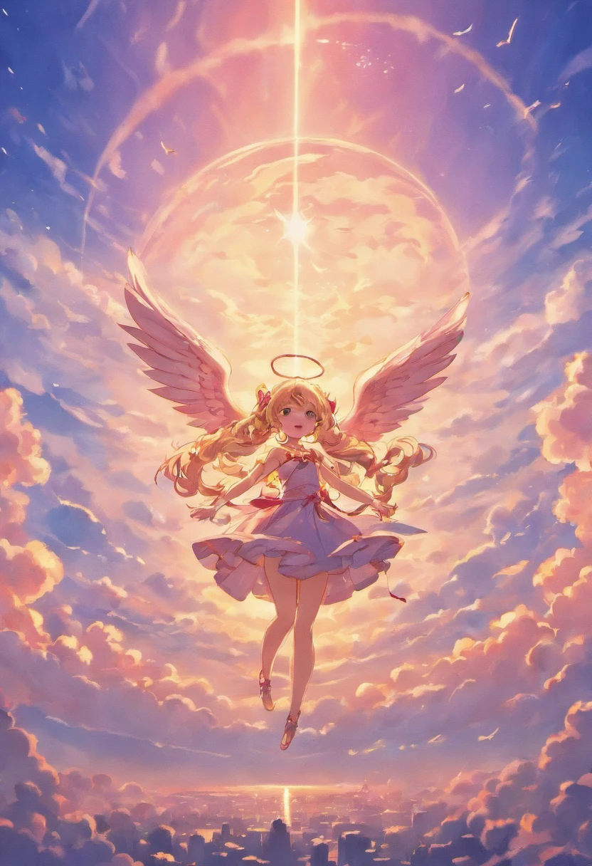 Cupid in the morning sky