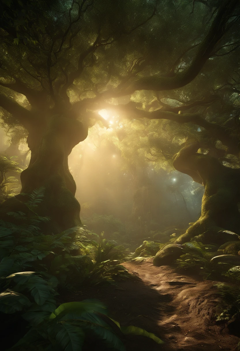 Cinematic lighting, outside, Ultra HD, Masterpiece, Anatomically correct, Super detailed, Textured skin, Best quality, 8K, high resolution
(2 lovely Na'vi kids, Tucker and Keeley, Have fun in the forests of the planet Pandora) (Tucker and Keeley: 1.5), (The tree of the soul of the Na'vi: 1.0), Na'vi premises.
(Majestic, Tall buildings), Full of life, Dense trees, stars, Enigmatic Atmosphere, exotic plants, Majestic, Tall, Brightly colored, Active, Elemental Night, Quiet, Mysterious film material, Fantasticism, Sci-fi