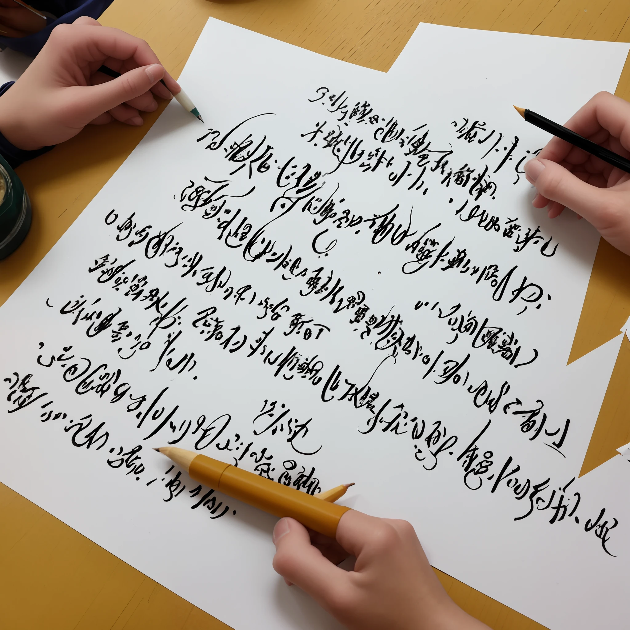 Write the word "school festival" in calligraphy、femele、Refreshing atmosphere、Feeling of the autumn season、kimono