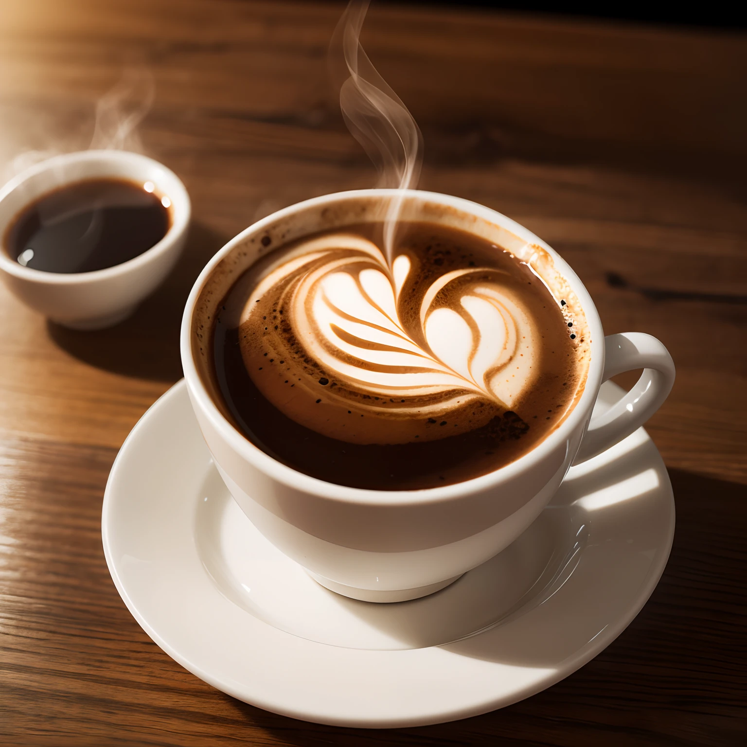 Create for me a realistic image of a cup of coffee