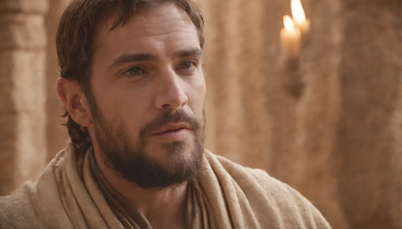 Jeremiah calls the Israelites to repentance, The Cry of the Prophet,Gatherings with large numbers of people, papyrus,Weathered parchment,Old gowns,,History reference,High-quality artwork and details,Realistic portrait style,Subtle color palette,vibrant background,natural textures,Deep Shadows,Subtle highlights,Historical accuracy,meticulous attention to detail,Emotional depth and intensity,Authentic Representation,Thought-provoking,Spiritual atmosphere,A Sense of Ancient Wisdom,Profound impact