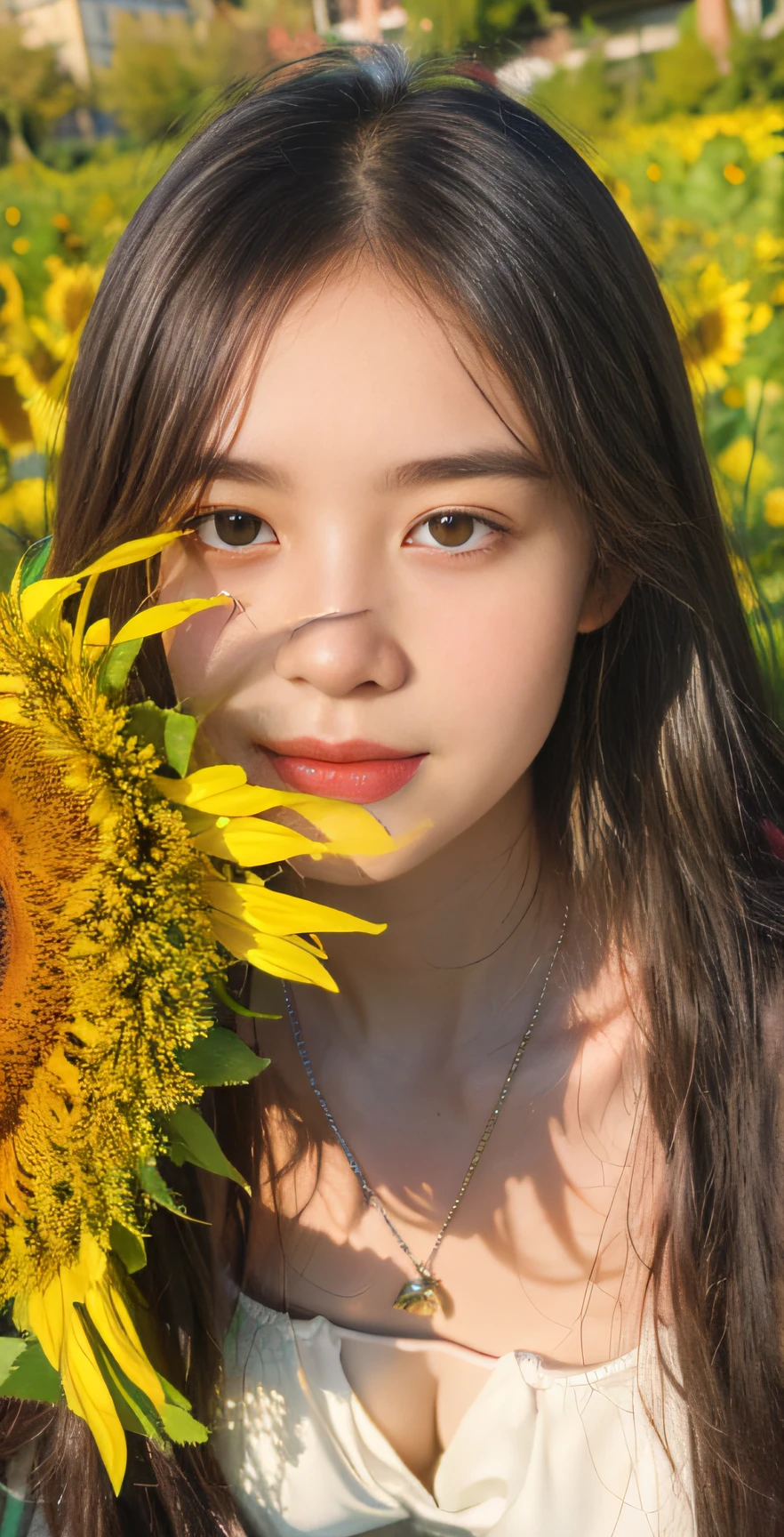 Sunflower girl,