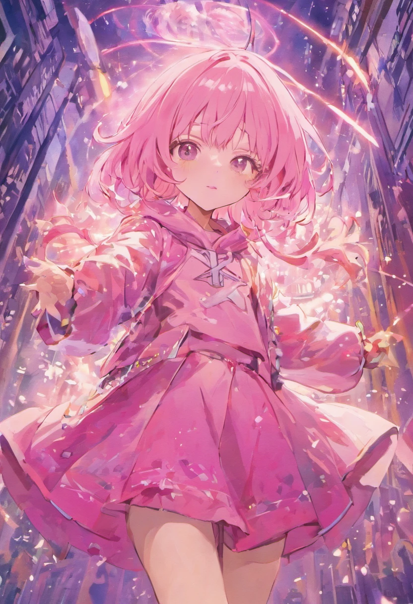 Bob Hair、Light pink hair、Fetishes、Cute clothes、Pink Accessories、natta、Toxicity、Transcendent Beautiful Girl、parka、Pink skirt