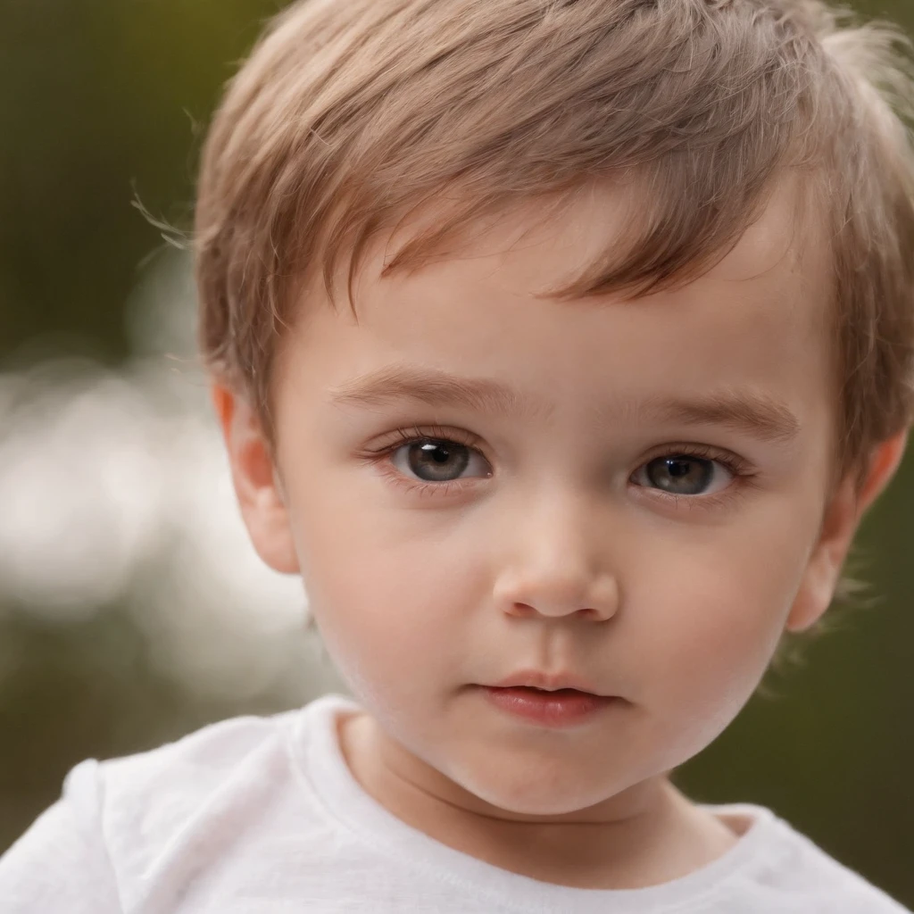 (photo: 1.3) af (realism: 1.4), ((child, child)) ((white T-shirt)), cute, super high resolution, (realism: 1.4), 1 Little boy, portrait close-up, soft light, short hair, facial focus, cheerful, young, confident, ((gray background)), (((monochrome background))), high definition, details, looking up slightly, perfect picture, movie quality , super high definition, beautiful child, exquisite face, elegant and luxurious