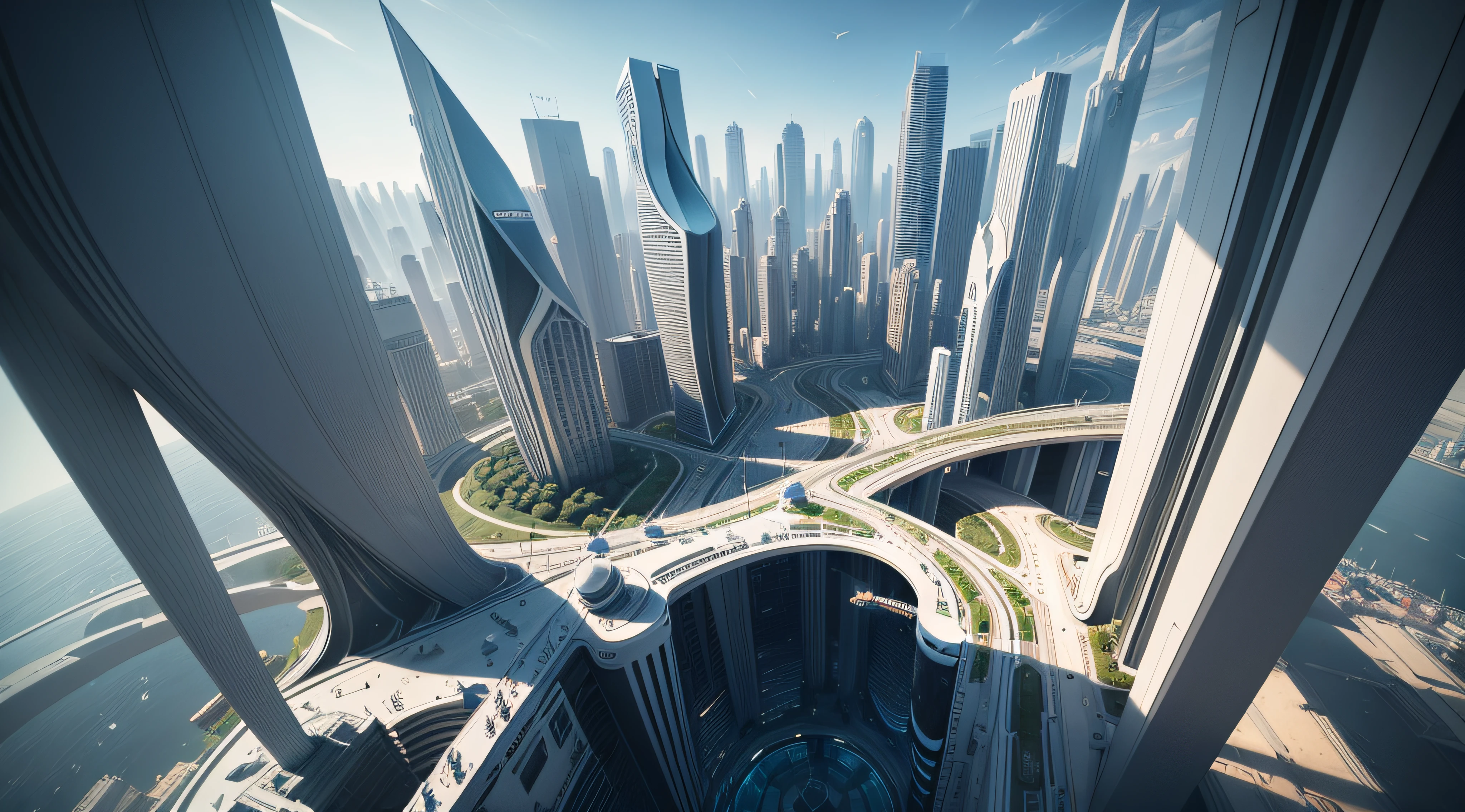 Explore the futuristic world of isometric architecture with a touch of Zahahadid's iconic style. Imagine towering buildings with sharp angles and sleek curves, all rendered in stunning detail.