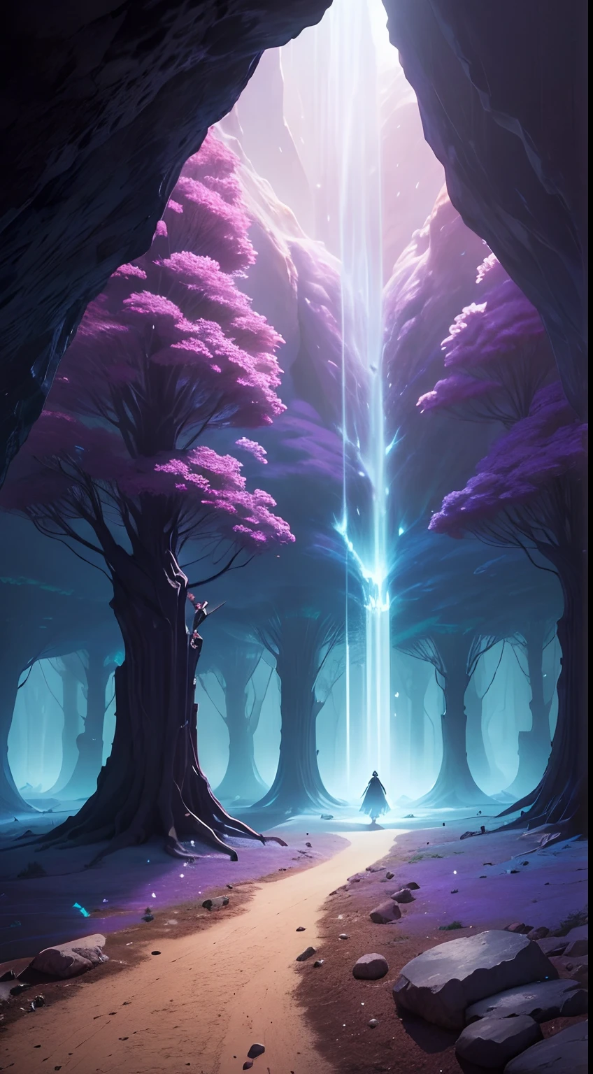 When I landed on the surface of the moon, I was amazed by what I saw. I found a magnificent scene, as if I were in a magical dreamland. The lunar underworld is a vast and mysterious labyrinth full of incredible wonders. The huge cave extends to the horizon and emits a faint blue light, like a dreamy aura. The interior of the cave is covered with colorful crystals that emit a dazzling glow, making you feel like you are in a magical crystal palace. At the end of the cave, a huge underground river flows slowly. The river has a mysterious purple color and gives off an intoxicating fragrance. Colorful plants float on the surface of the water, which shimmer in enchanting colors in the faint moonlight, like a dreamlike wonderland. Walking along the river, I found a huge underground forest. The trees rise tall, with dense foliage and flourishing. The trunk is covered with a strange texture, smooth and powerful, as if it contains endless energy. The animals in the forest are also unique and exotic, birds spread their wings and emit beautiful songs, and small animals play under the trees, like a harmonious and peaceful small world. Out of the underground forest, I came to a vast underground plain. The plain is covered with soft moon dust, like delicate fluff, and it makes a slight sound when stepping on the foot. At the end of the plain is a huge underground city. Towering buildings stand on the plain and exude modern technology. Through the transparent façade of the building, you can see the people coming and going in the city. This underground world made me feel the boundless imagination and creativity of human beings, and it is a mysterious and fascinating place.