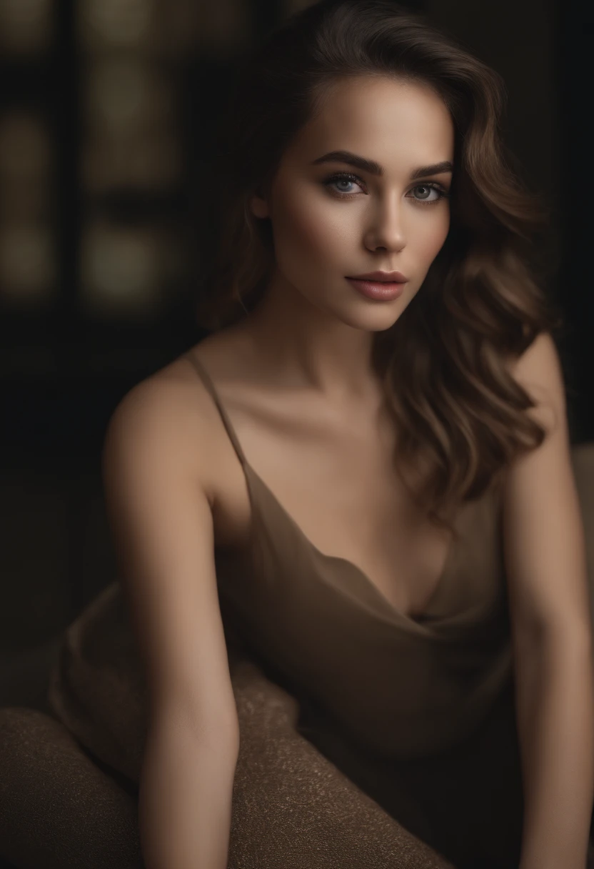 Portrait of a women, with huge tits, erotic, topless,