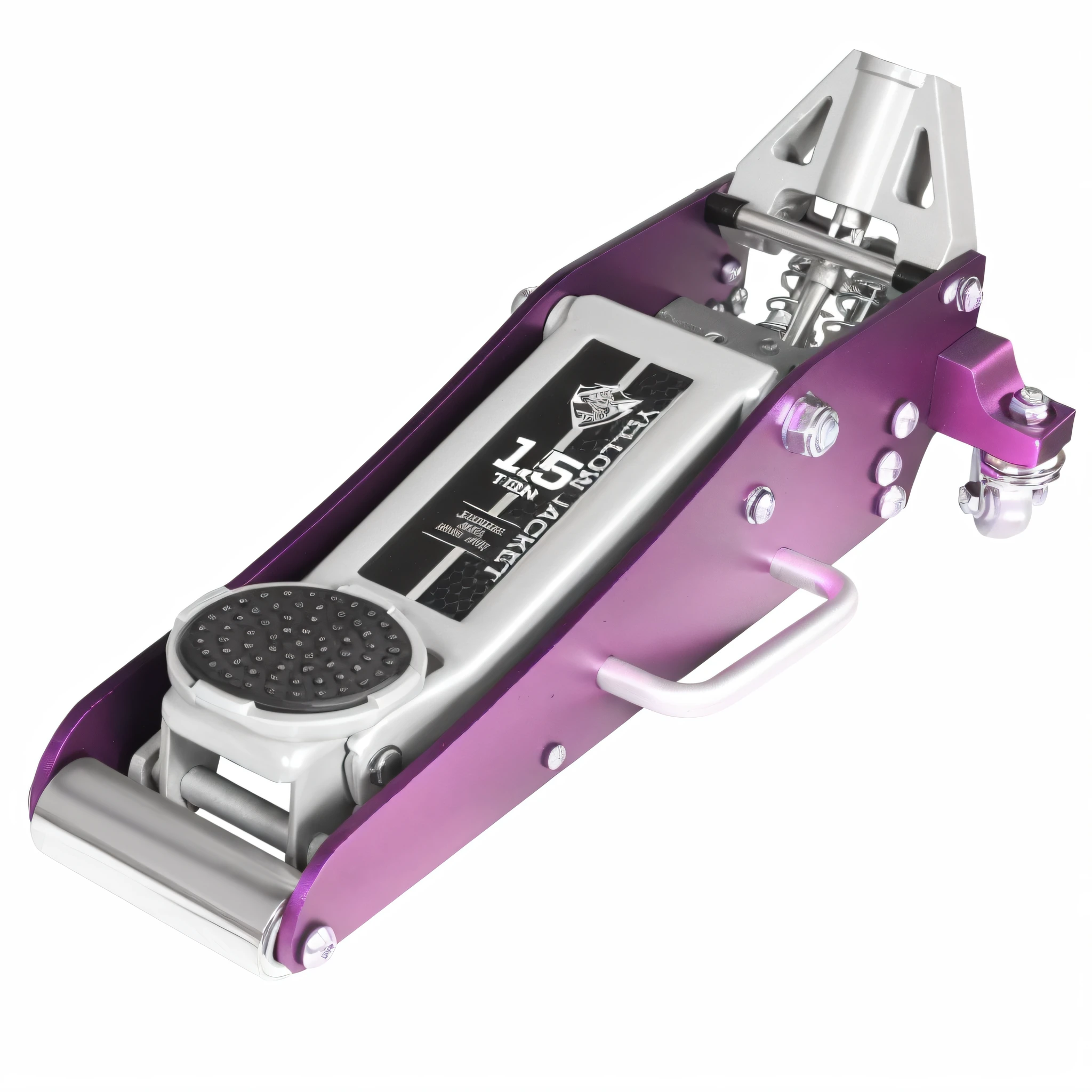 Close up of purple jack on white background, 3 d product render, hd illustration, Top angle of view, a 3D render, 3 d rendered, full - length view, Top view, upper view, a digital rendering, top angle view, full - view, Renders, A high resolution, bottom - view, author:Julian Allen, Product rendering