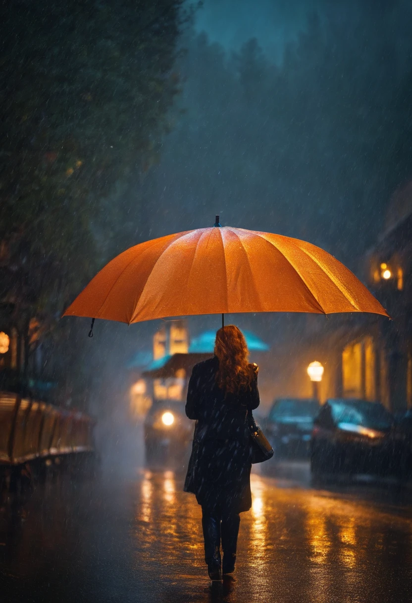 rained
