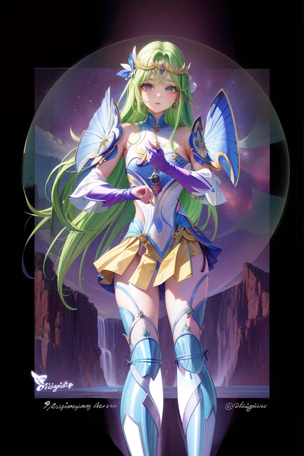 A close up of a woman in a dress holding a sword - SeaArt AI