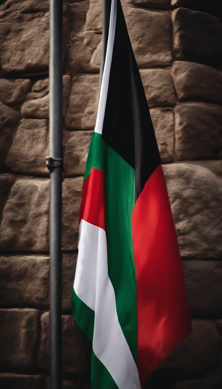 Realistic Palestine Flag🇵🇸🇵🇸🇵🇸