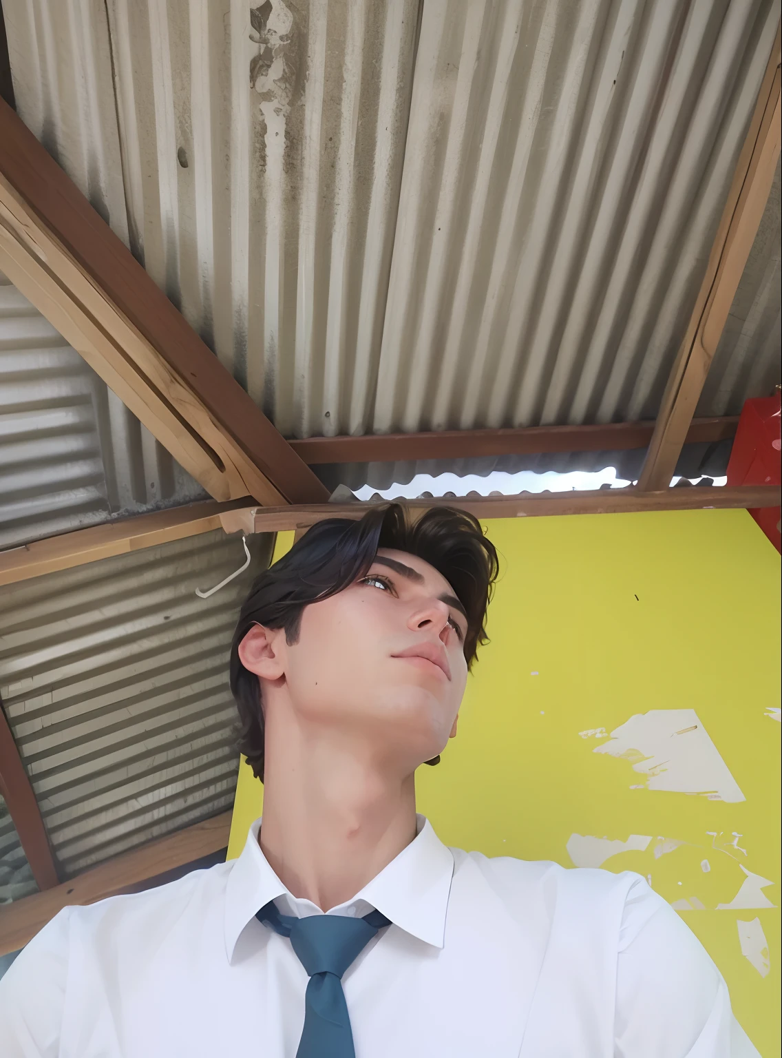 Handsome boy ultra realistic, -4