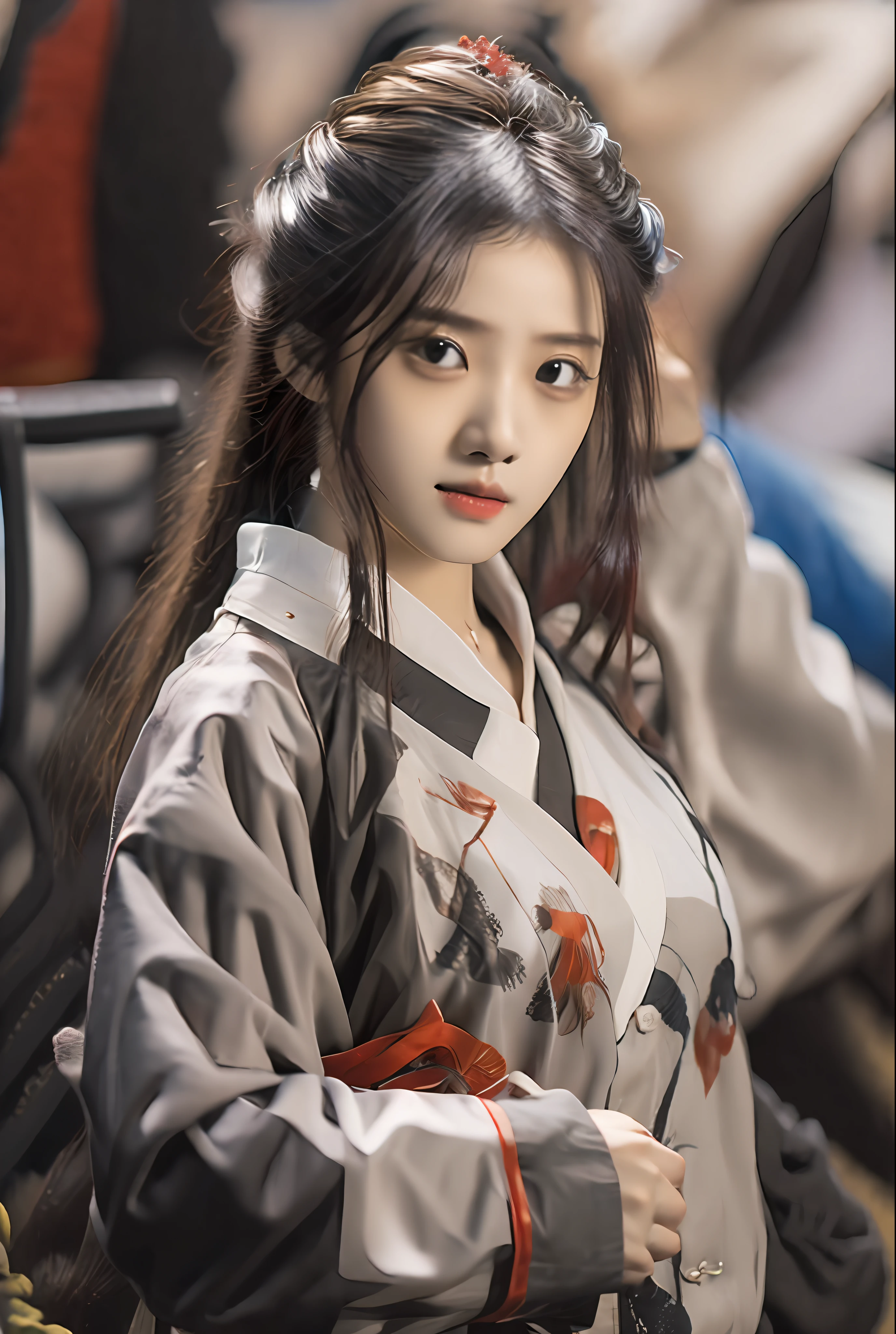 best quality, masterpiece, highres, wuxia 1girl, china dress, super Beautiful face, super beautiful eye, super beautiful hair