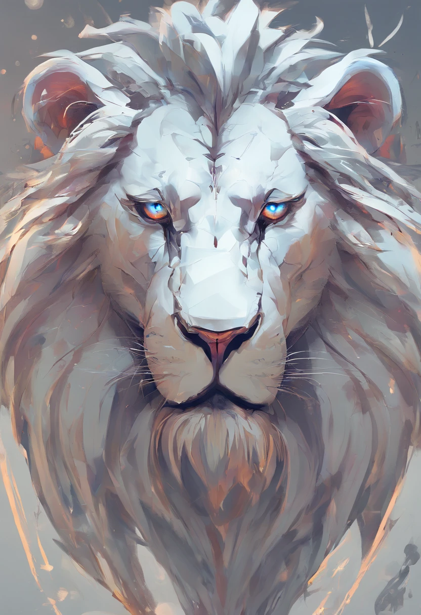 splashart, Lion's head, Well detailed mane ((white backgrounid)), piercingeyes, epic instagram, art stations, Color Paint Splash Style+, contour lines, hyperdetailed intricately detailed, Unreal Engine, magnifica, intricate detailes, Splash Screen, Complementary color scheme, Realistic concept art, 8K分辨率, Masterpiece of deviance, an oil painting, heavy brushstrokes, Ink Drop, Splash gear