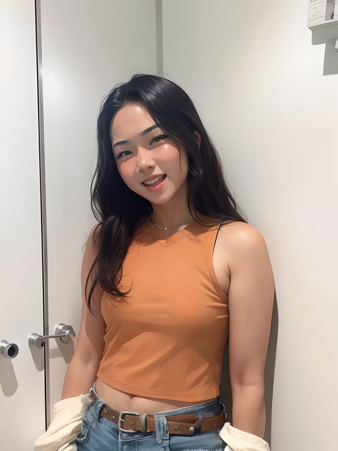highest quality, Ultra-high resolution, Highly detailed skin, Physically Based Rendering, (((Japanese woman in her 20s,She is supporting her chest with her arms and is not wearing underwear., Large Breasts, Nipplesも見える, from the front))),Beautiful background:1.2), ((Cleavage)), ((Nipplesを見せている)), (White swimsuit with a wide open chest) .(No chest pads)、(Fabric so thin that you can see through) ((Nipplesの輪郭はNipplesの形をはっきりと表現している.、Nipples))、(Areola, (Realistic: 1.4),(Realistic), (front)(((Young Face))), (Written boundary depth), ((衣服を通してNipplesが見える))、