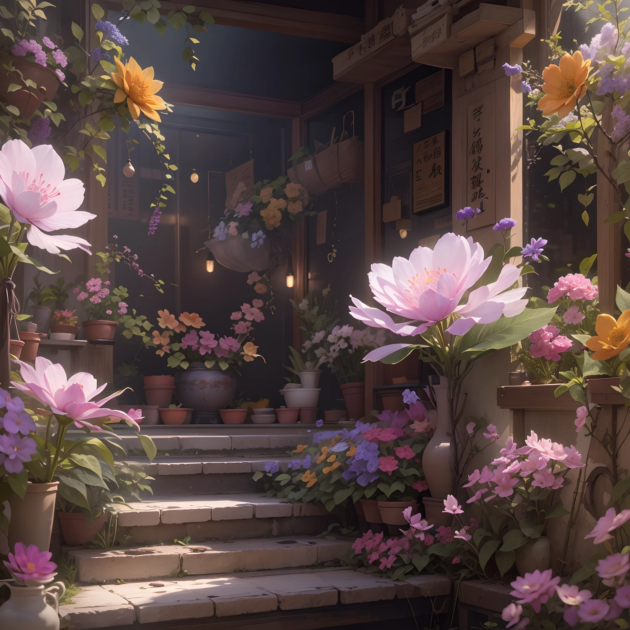 The air is filled with a delicate aroma，（fresh flowers、Incense、magia）Intertwined，Immerse viewers in a captivating setting。The composition of the tips is carefully balanced，Each element complements and enhances the overall narrative。Level of detail（delicated），Capture every complex feature and texture of your scene，And bring it to life in a visually stunning way。