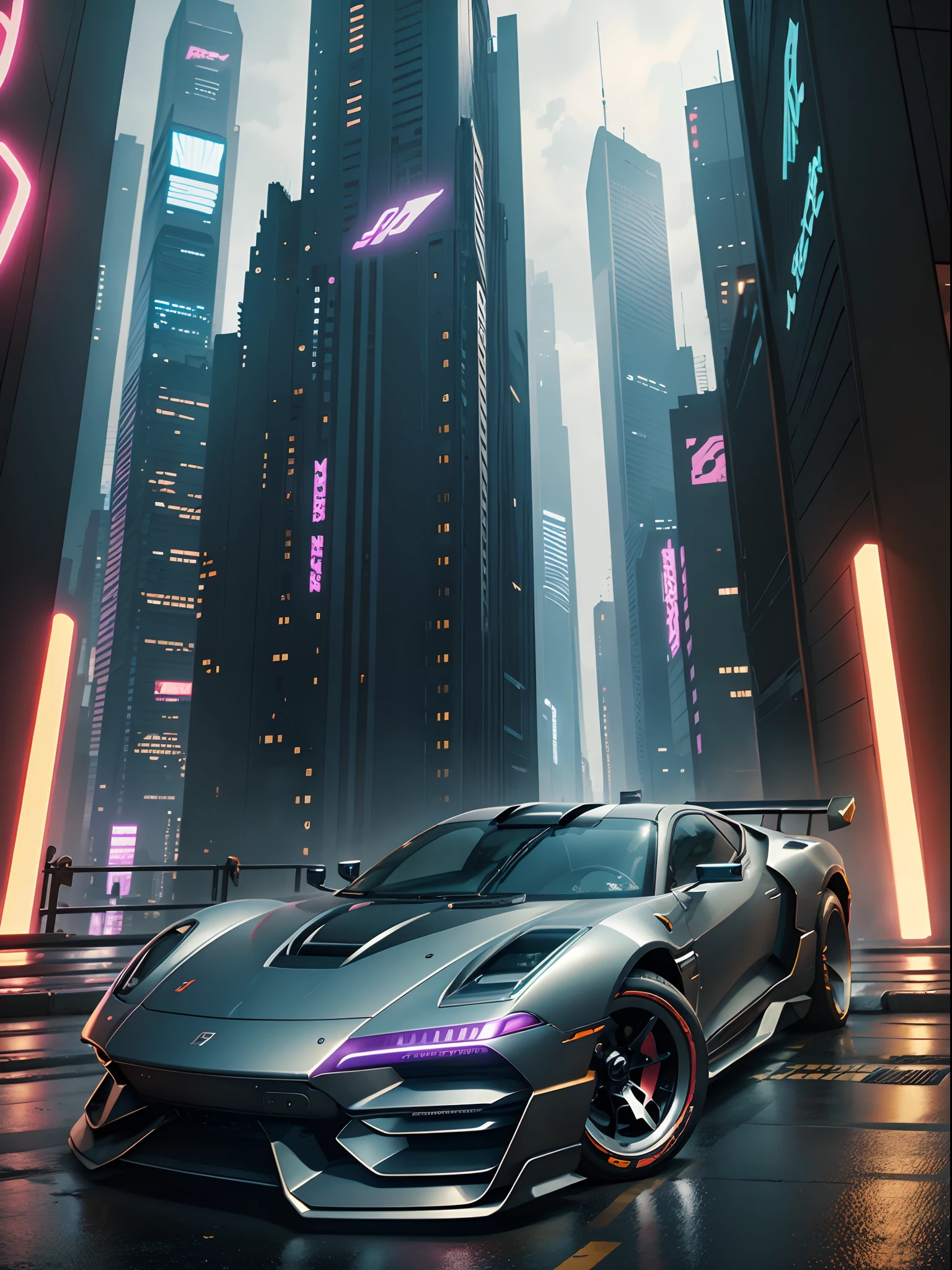 Cyberpunk, car