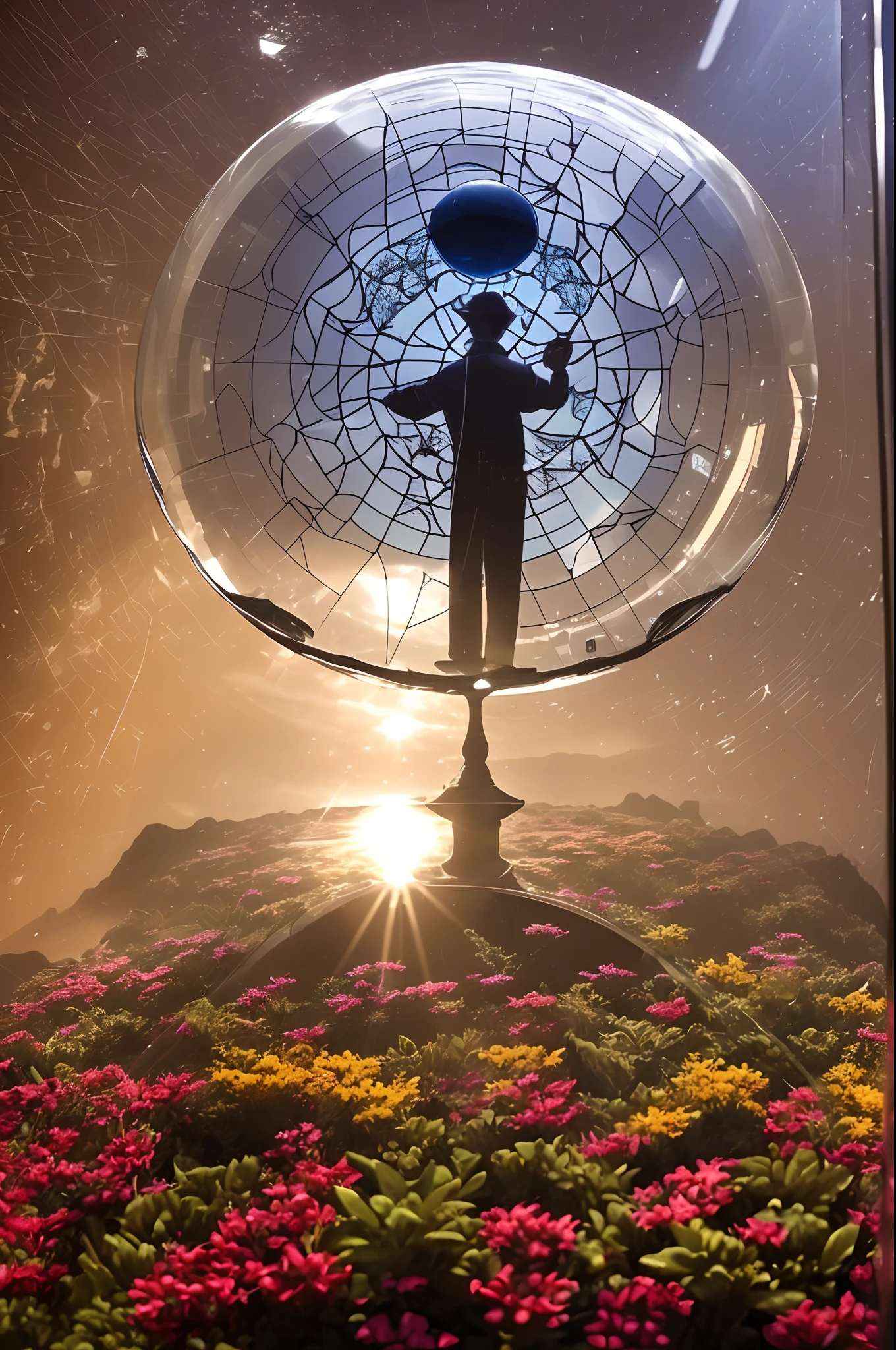 World,in glass dome, God mode --auto --s2