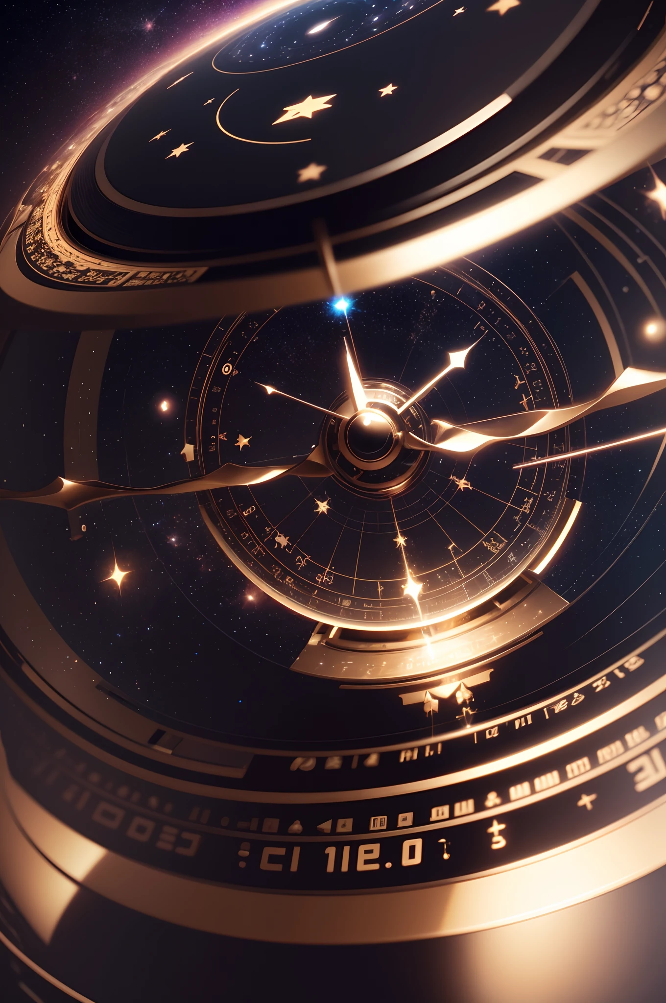 Infinite space clock background, Coffee wallpapers and stars, iPhone screenshot, Computer screenshot, Gorgeous screenshots, Stunning graphics, Screenshot, orrery, Spatial graphic art in the background, Digital illustration radiates, Hd Screenshot, Intricate sparkling atmosphere, Black background with stars, Screen cover, Screen capture, Stars in the background