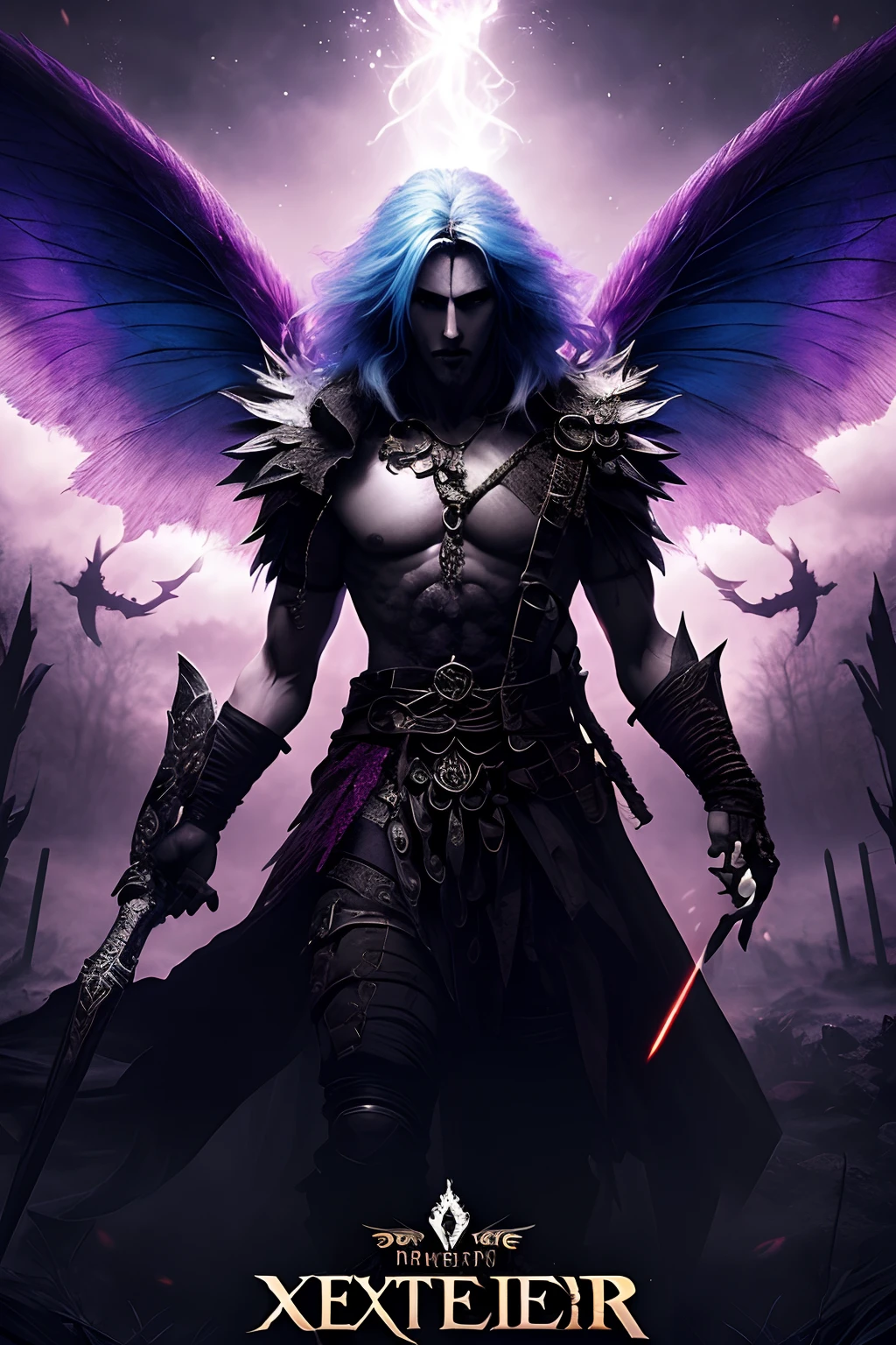 (papel de parede 8k extremamente detalhado), An average photo of a necromancer fairy, intrincado, alto detalhe, Dramatic