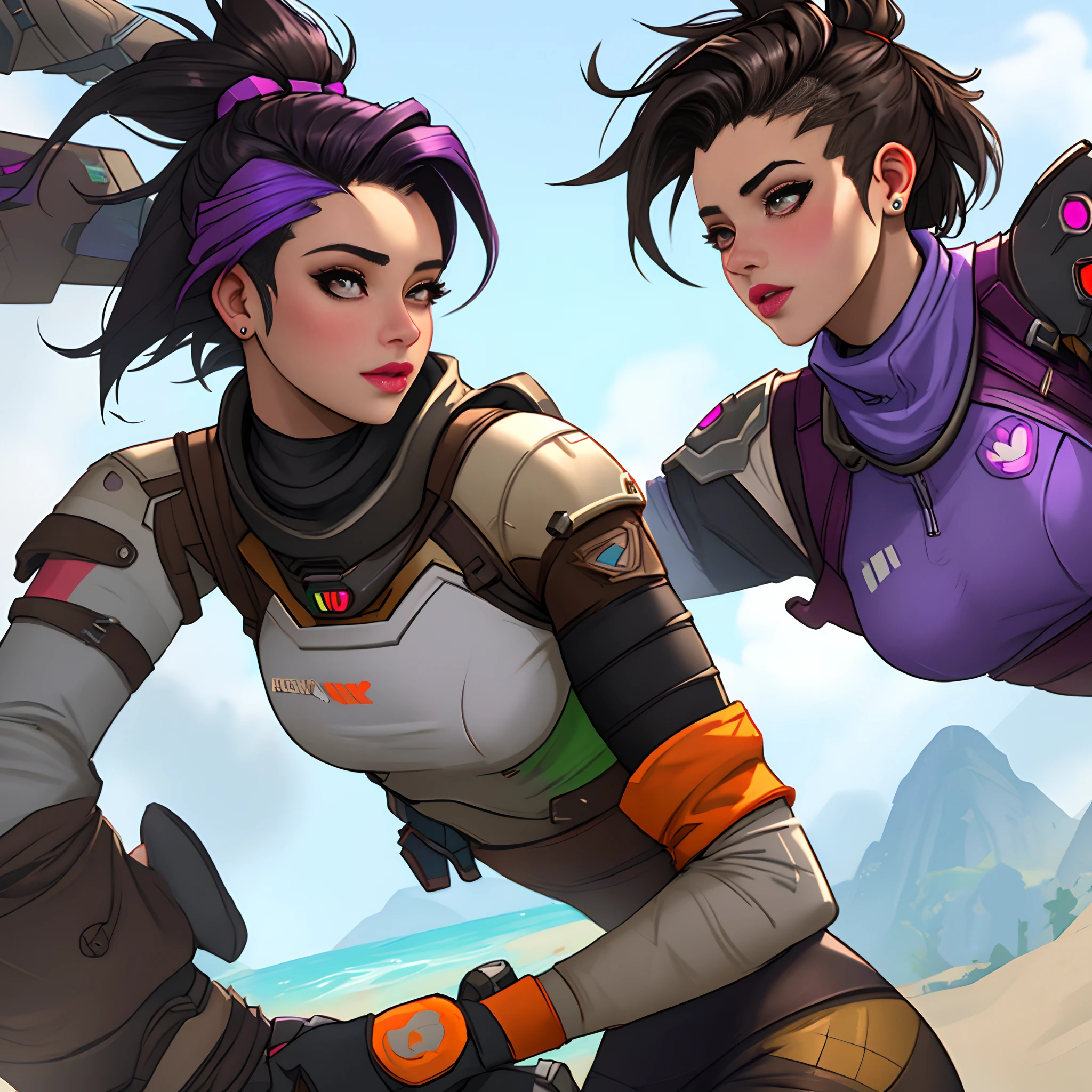 Loba from apex legends vs Sombra from overwatch