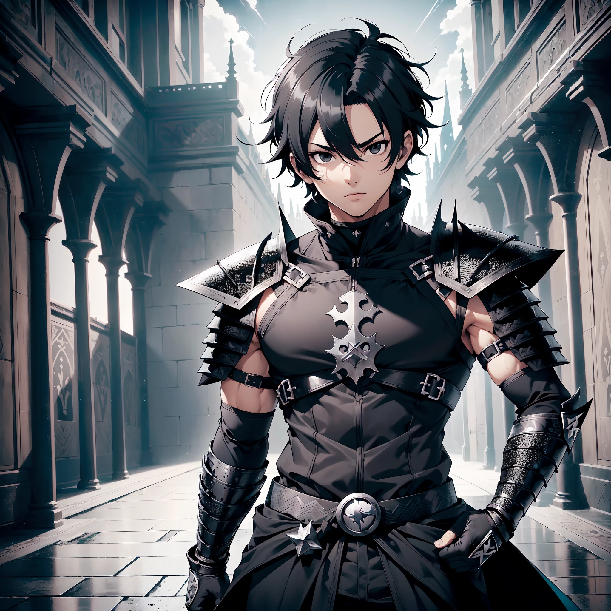 128K Ultra High Definition,
128K Ultra High Quality,
128K Ultra High Resolution,
Best Definition,
Best Quality,
Best Resolution,
Perfectly Detailed,
Perfectly Designed,
Extremely Detailed,
Extremely Designed,
Hyper Detailed,
Hyper Definition,
Hyper Quality,
Hyper Resolution,
Masterpiece,
(((Anime))),
Body Shot,
(((Boy))),
Handsome,
Muscular Body,
(((Black Short Hair))),
(((Black Eyes))),
(((Hyper Detailed & Perfectly Designed With Ultra High Quality Platinum Ninja Armor))),
(((Inside Of Medieval Royal Palace Background Scenery))),