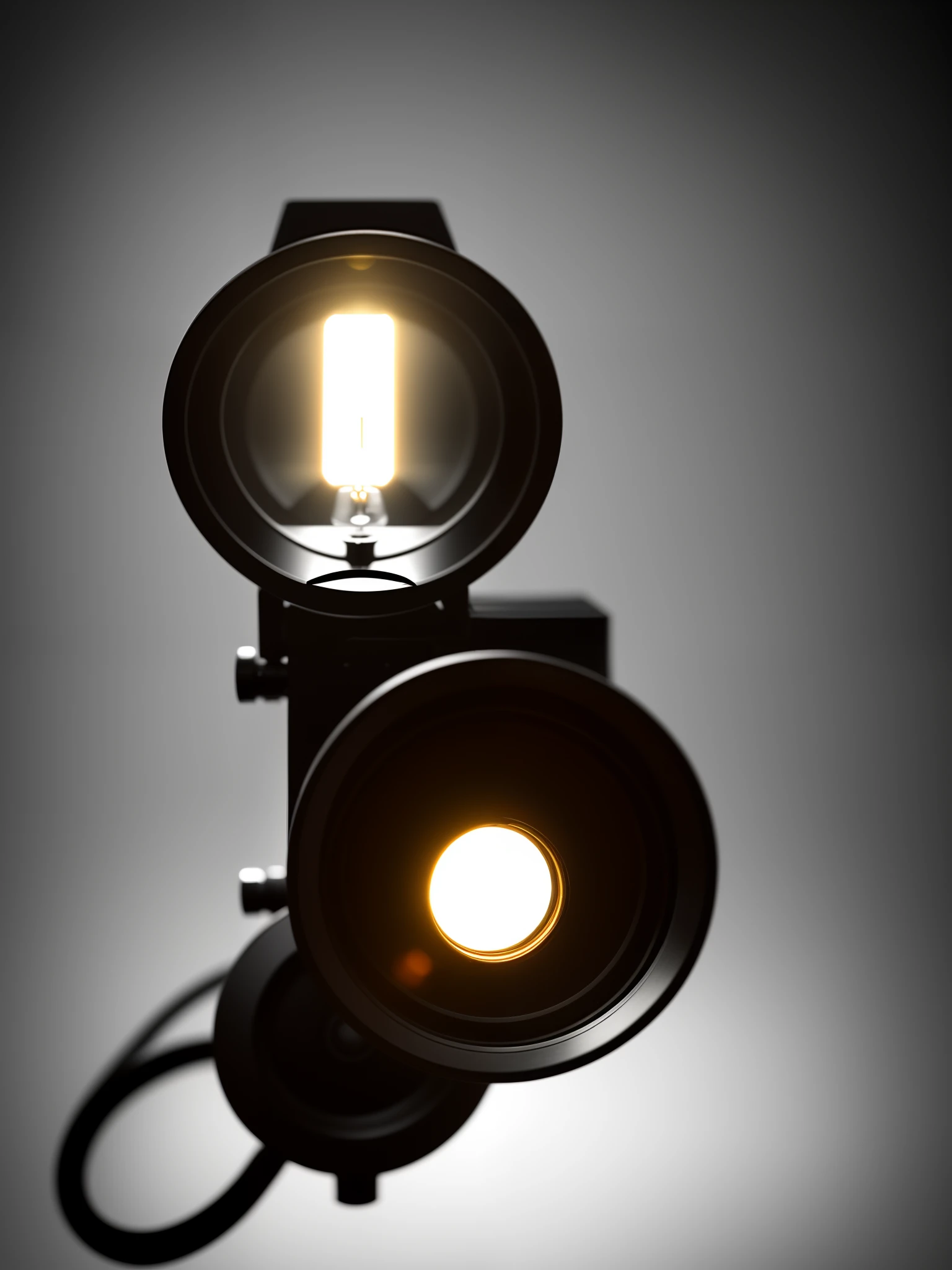 It's an epic work，8K Ultra HD picture quality，A headlamp， | Metallic aluminum：0.8 | （plastics：0.2）The material is mainly composed，Simple，high-class，high high quality，high qulity，Product price-performance ratio，Spotlight renderer，The background is simple and monochrome，（The bulb emits its own light：1.2），