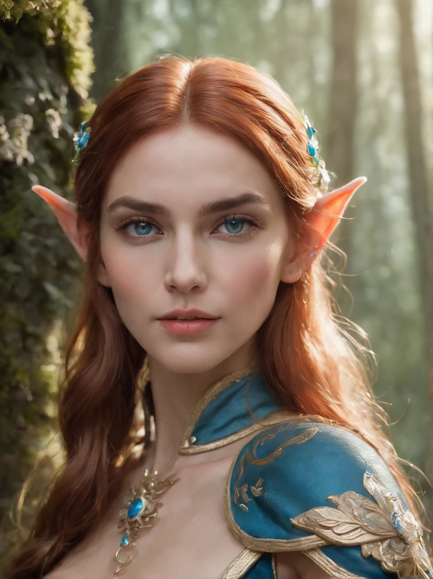 Woman with an ice crown on her head,Wearing a navy blue winter cape with gold details, snowflake brooch. cabelos preto e longos. Queen of Winter, Elf Princess, portrait of an elf queen, fairy queen, Winter Princess, fairy queen, Artgerm on ArtStation Pixiv, beautiful and elegant elf queen, full bodyesbian. Standing in the snow in front of a large icy castle. rpg character. medieval era. elf woman. Red-haired elves. blue color eyes. Forest elves. Forest warrior elves. Elven archers. Medieval archers. archery. Organic Amadurlah. Moss green armor. Soft llumination. Standing in the middle of the forest. floresta exuberante. bioluminescent mushrooms. fantastical setting. sunlights. rays of sunshine. Warm highlights. Blue and yellow green color palette. Role-play character design. Model IG | Art germ, :: rossdraws, The artwork is not Guvez style, extremely detailed artgerm. full bodyesbian, detailed background of a castle, ultra - detailed, Detal Face, The sincere perspective of the photo, author:Lee Jeffries, Nikon D850, Stock photographic film ,4 Kodak Portra 400, F1 camera lens.6, plethora of colors, Ultra photo realsisim, textures true to reality, The lighting is dramatic, cine still 800 (8K, photo RAW, best qualityer, tmasterpiece: 1.2), ultra - detailed, (highly detailedskin: 1.2), 8K UHD, Digital SLR, Soft llumination, high high quality.Model IG | Art germ, :: rossdraws, The artwork is not Guvez style, extremely detailed artgerm. full bodyesbian, detailed background of a castle, ultra - detailed, Detal Face, The sincere perspective of the photo, author:Lee Jeffries, Nikon D850, Stock photographic film ,4 Kodak Portra 400, F1 camera lens.6, plethora of colors, Ultra photo realsisim, textures true to reality, The lighting is dramatic, cine still 800