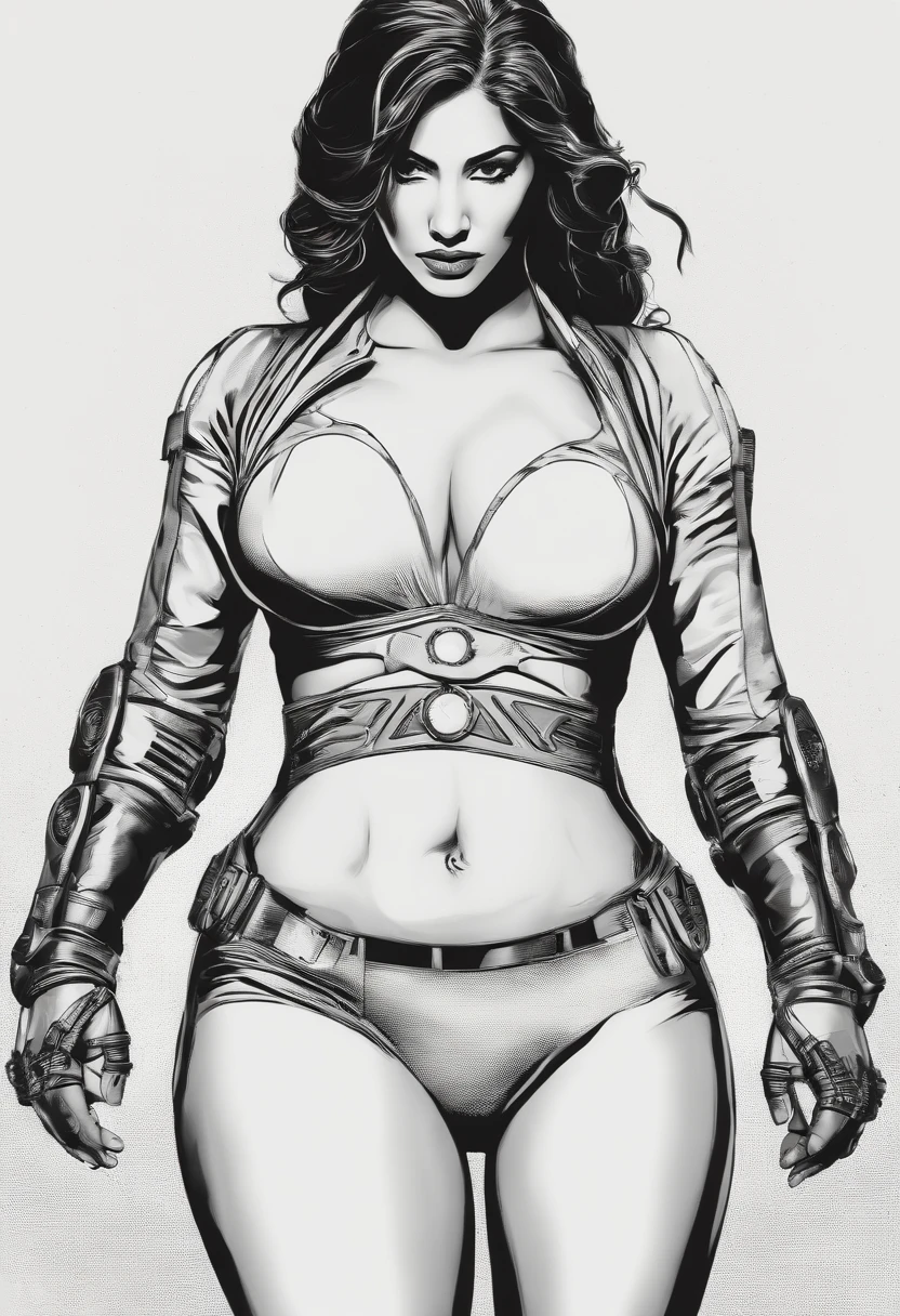 epic deadly cyberpunk busty shruthi hassan in silhouette pose, 25 years old, Busty Savitha Bhabhi, highly detailed and intricate Quantum charcoal Levitation, Miki Asai Macro photography, close-up, hyper detailed, trending on artstation, sharp focus, studio photo, intricate details, highly detailed, by greg rutkowski