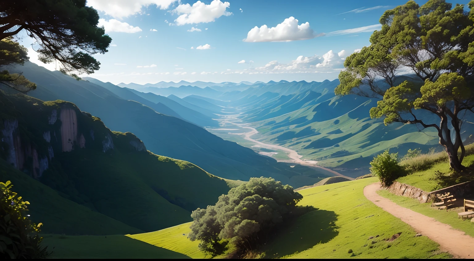 Paisagem da Galileia bem real