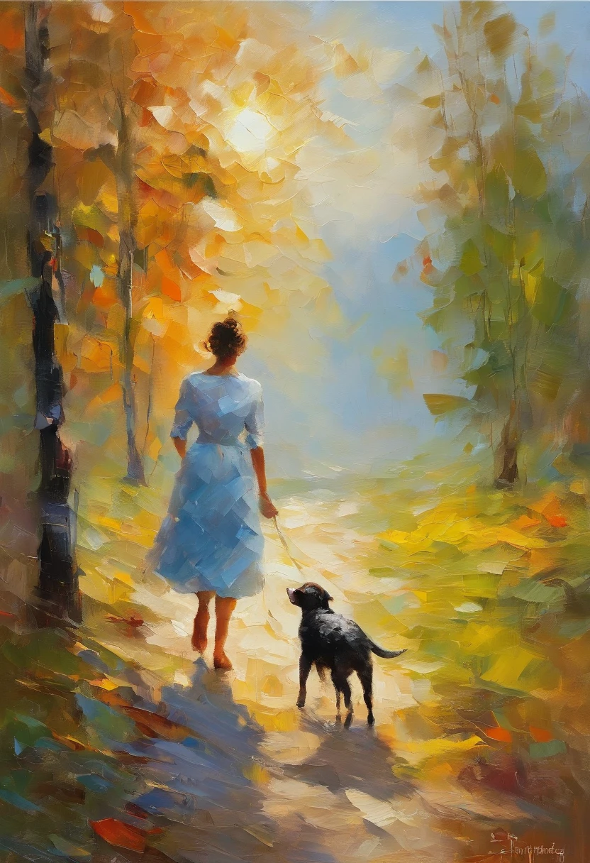 masterpiece、top-quality、morning、stroll。pup、1girl in、Cloud Girl、floating in sky、a closeup、with light glowing、Happiness、Fresh morning sunshine、(Spark:0.7) 、stroll、landscapes