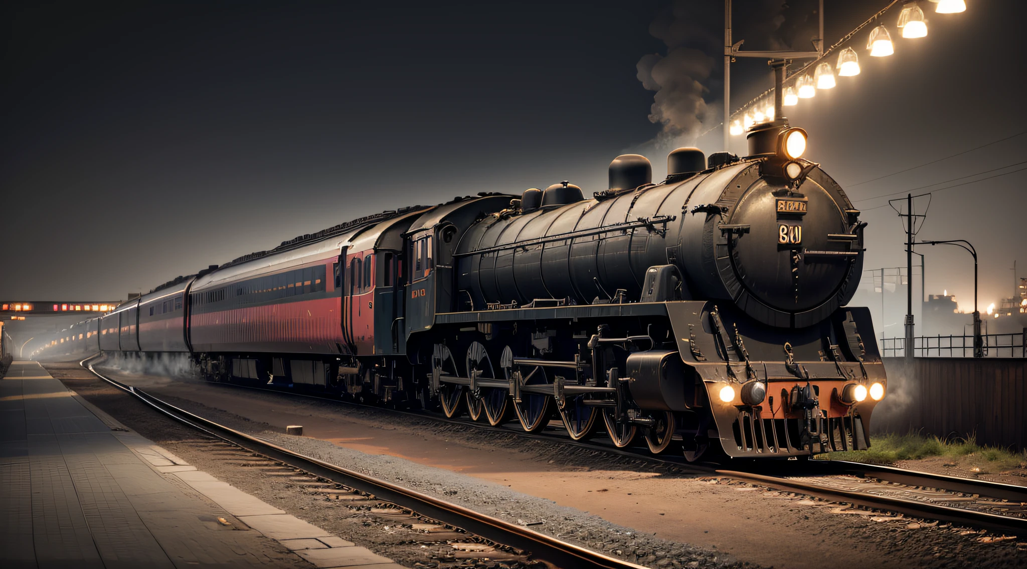 railway related dark color background image
