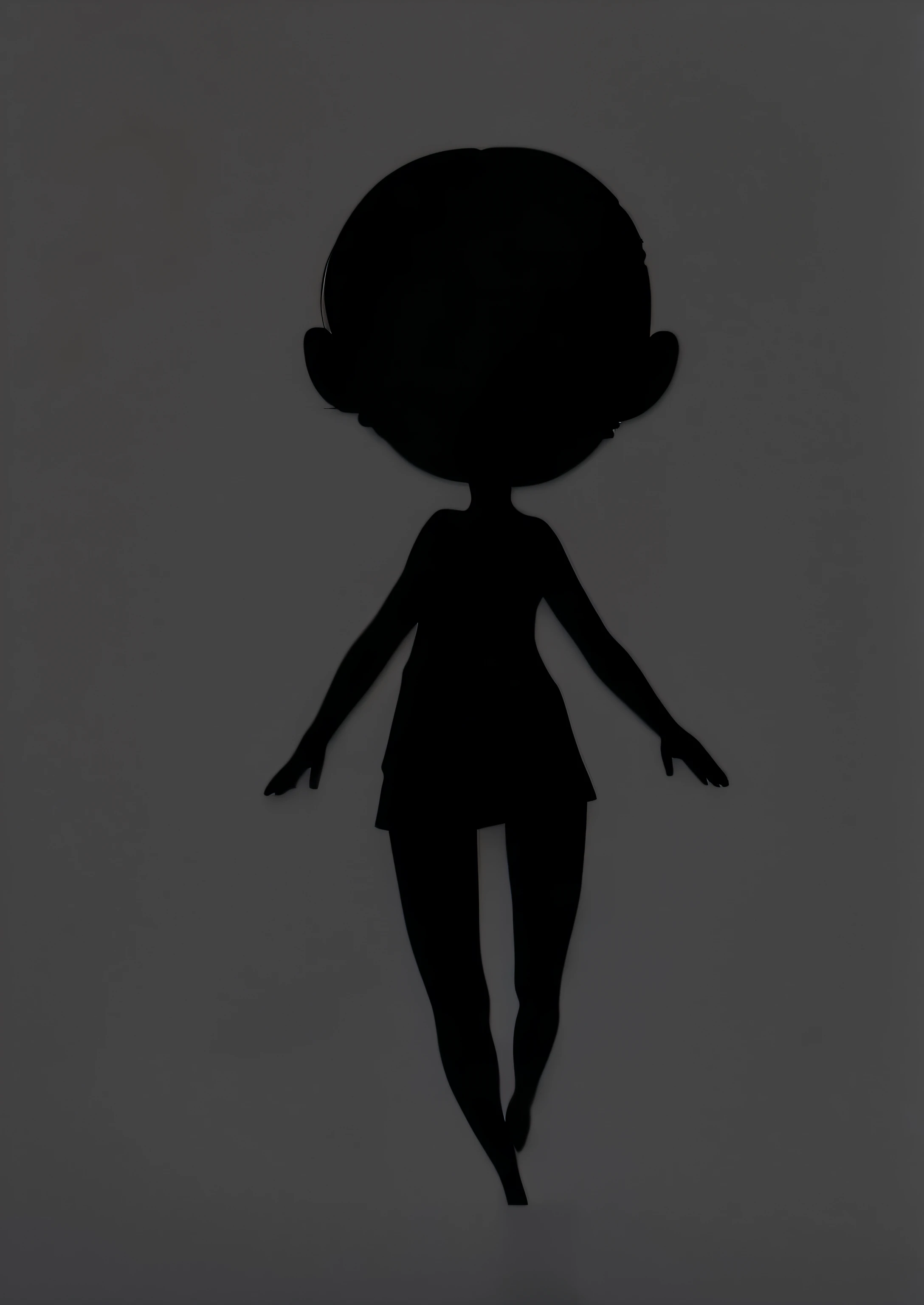 (best quality,4k,8k,highres,masterpiece:1.2),ultra-detailed,(realistic,photorealistic,photo-realistic:1.37),black and white,flowing hair,silhouette figure,perfectly obscured body,single prominent figure,stylized silhouette,intricate and intricate digits,complete and detailed outline,neutral pose,elegant proportions,natural pose character,full body shot,character in pose,body outline,statue,portrait in shorts,Ip image