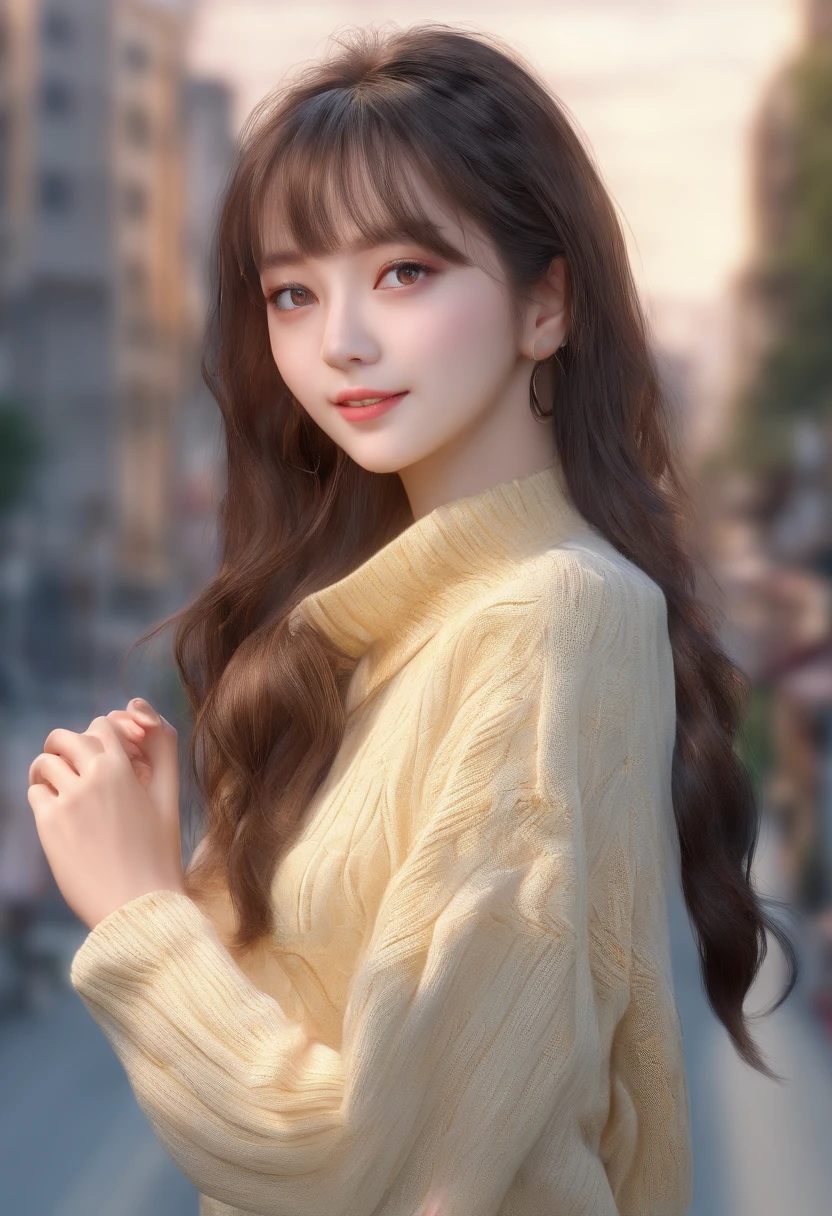 Best Quality, hyper HD, (Photorealistic:1.4),Sunset light, poneyTail, Korean Women, detailed photograph, Smiling, Sexy, Black shirt, Facing Camera, close-up (masutepiece: 1.3), (8K, Photorealistic, Best Quality: 1.4), (1girll), Beautiful face, (Realistic face), (Black hair, Short hair: 1.3), Beautiful hairstyle, Realistic eyes, Beautiful detail eyes, (Realistic skin), Beautiful skin, (Sweaters), Absurd, Attractive, 超A high resolution, Ultra photo realsisim, High Definition, Golden ratio, , in the swamp