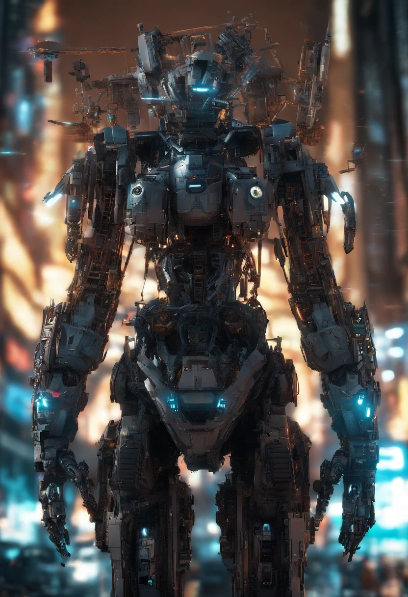 style image of a woman with a sci - futuristic weapon, (Zendaya), cyberpunk girl mech, girl in mecha cyber armor, mechanized soldier girl, female mecha, mechanized valkyrie girl, Standing next to a Giant Robot, epic sci - fi character art, epic sci-fi character art, mecha asthetic, stunning cgsociety, detailed sci-fi art,  Burning cityscape background, abstract beauty, near perfection, pure form, Golden Ratio, concept art, By Brian Froud and Carne Griffiths and Wadim Kashin, intricate detail, 8k post-production, High resolution, super Detail, trending on ArtStation, sharp focus, studio photos, intricate detail, Very detailed, By Greg Rutkowski