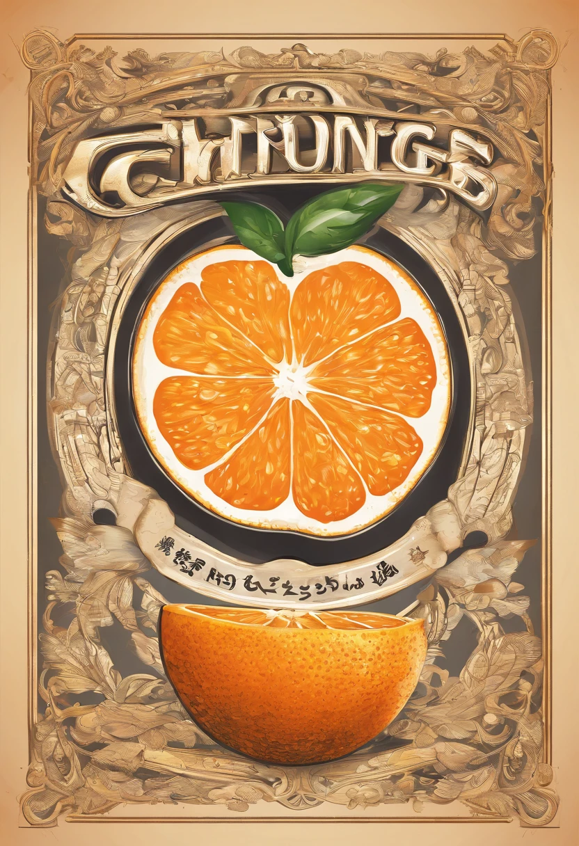 Navel orange logo
