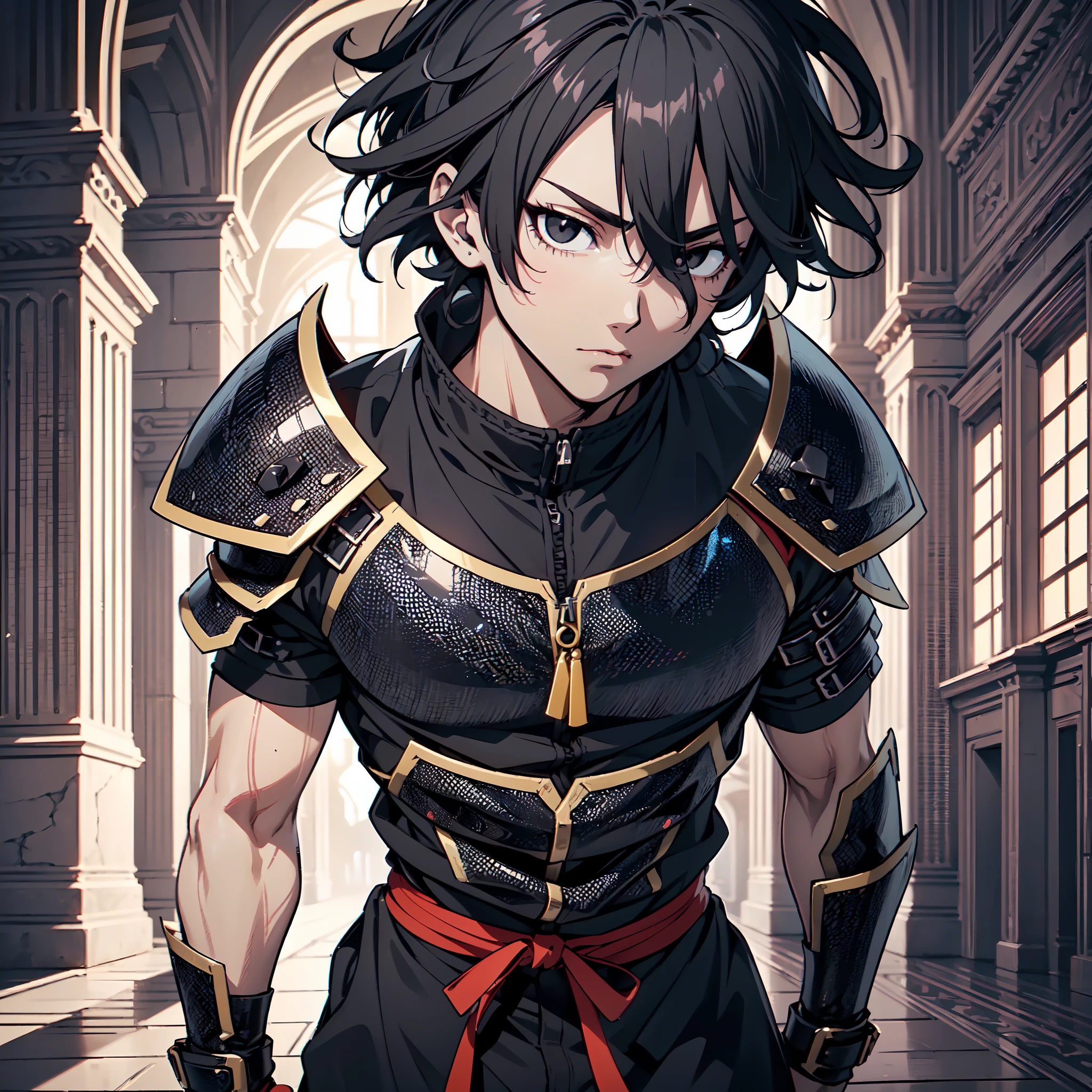 128K Ultra High Definition,
128K Ultra High Quality,
128K Ultra High Resolution,
Best Definition,
Best Quality,
Best Resolution,
Perfectly Detailed,
Perfectly Designed,
Extremely Detailed,
Extremely Designed,
Hyper Detailed,
Hyper Definition,
Hyper Quality,
Hyper Resolution,
Masterpiece,
(((Anime))),
Body Shot,
(((Boy))),
Handsome,
Muscular Body,
(((Black Short Hair))),
(((Black Eyes))),
(((Hyper Detailed & Perfectly Designed With Ultra High Quality Black Obsidian Ninja Armor))),
(((Inside Of Medieval Royal Palace Background Scenery))),
