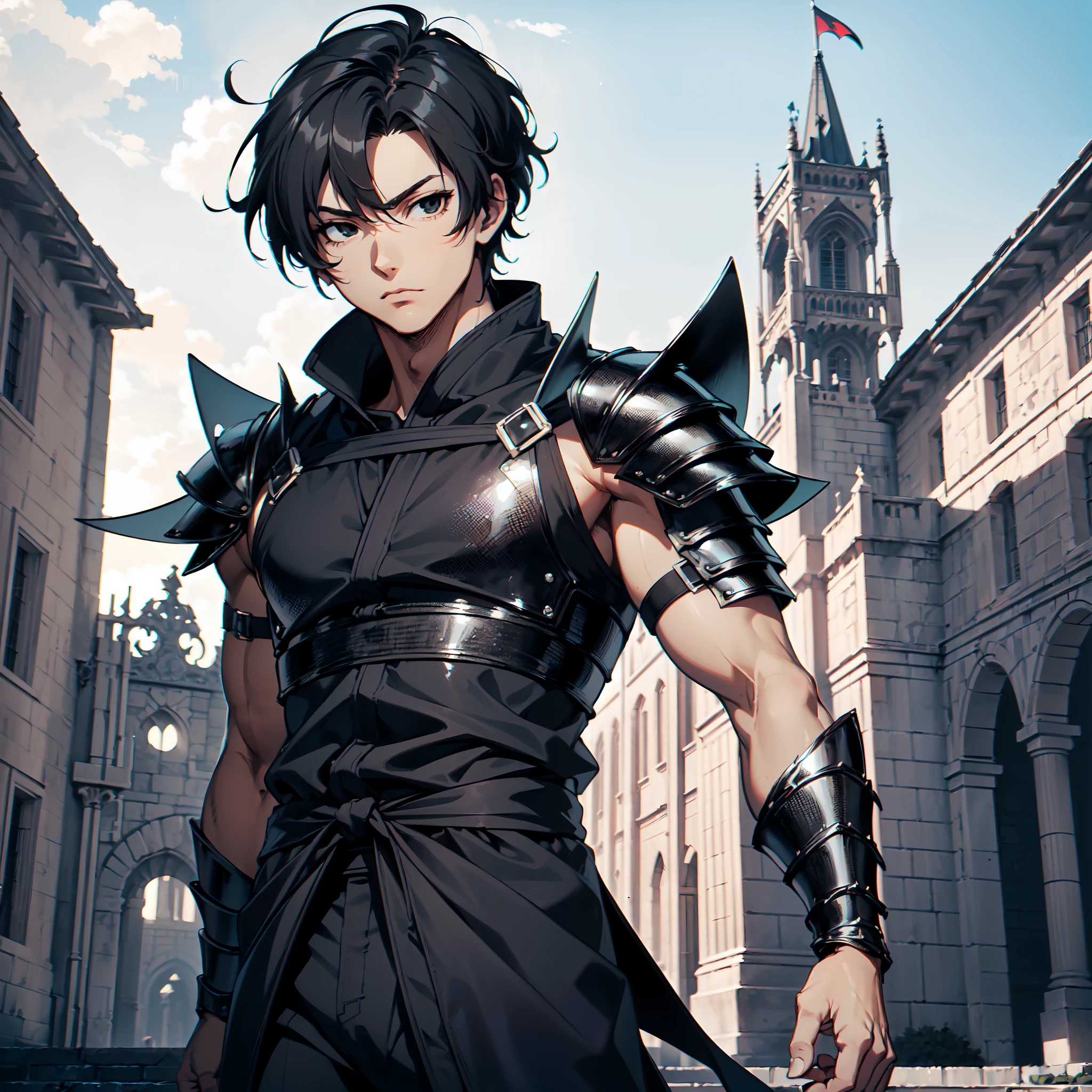 128K Ultra High Definition,
128K Ultra High Quality,
128K Ultra High Resolution,
Best Definition,
Best Quality,
Best Resolution,
Perfectly Detailed,
Perfectly Designed,
Extremely Detailed,
Extremely Designed,
Hyper Detailed,
Hyper Definition,
Hyper Quality,
Hyper Resolution,
Masterpiece,
(((Anime))),
Body Shot,
(((Boy))),
Handsome,
Muscular Body,
(((Black Short Hair))),
(((Black Eyes))),
(((Hyper Detailed & Perfectly Designed With Ultra High Quality Black Obsidian Ninja Armor))),
(((Inside Of Medieval Royal Palace Background Scenery))),